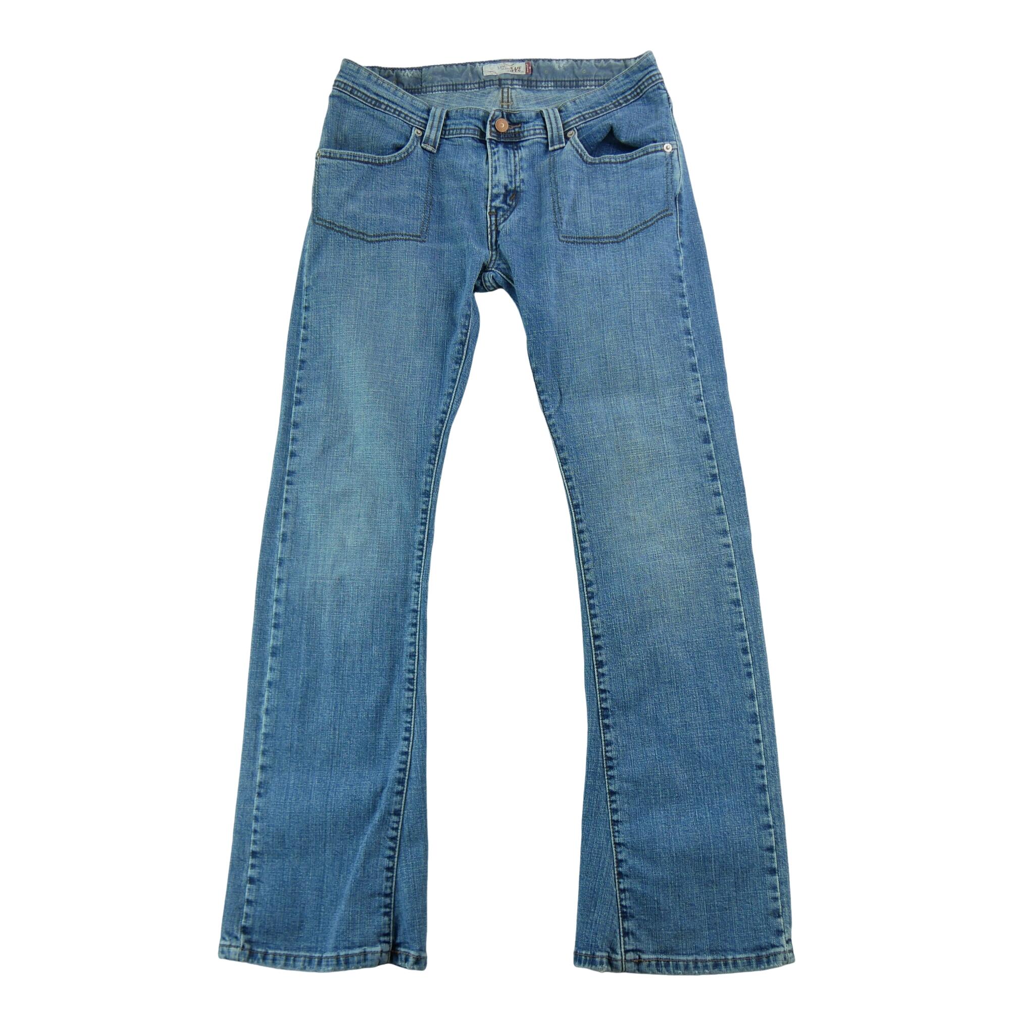 Second life - Levi Strauss damskie dżinsy 542 Low Flare - Jak nowy