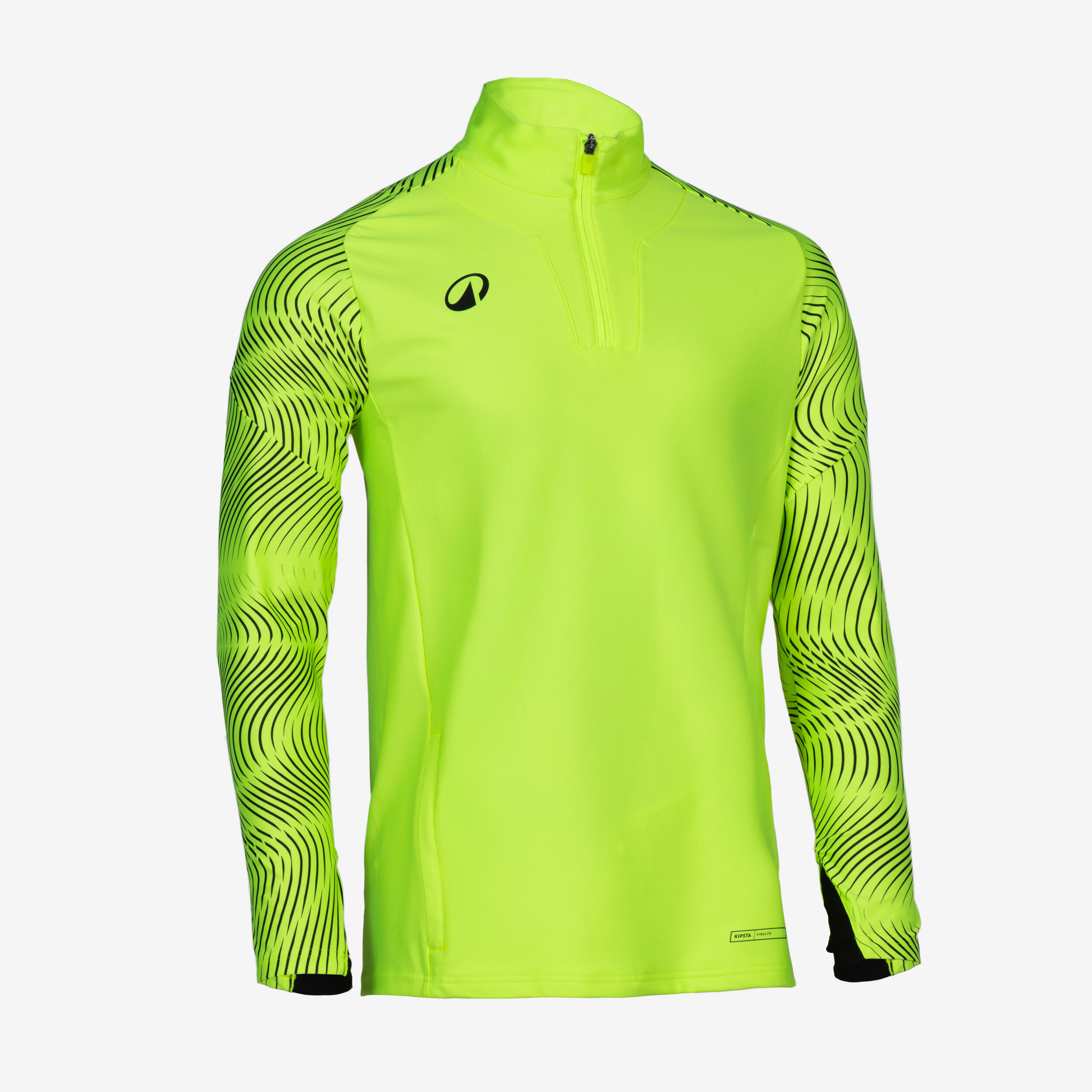 Bluza piłkarska Kipsta Viralto Wavy Club na krótki suwak
