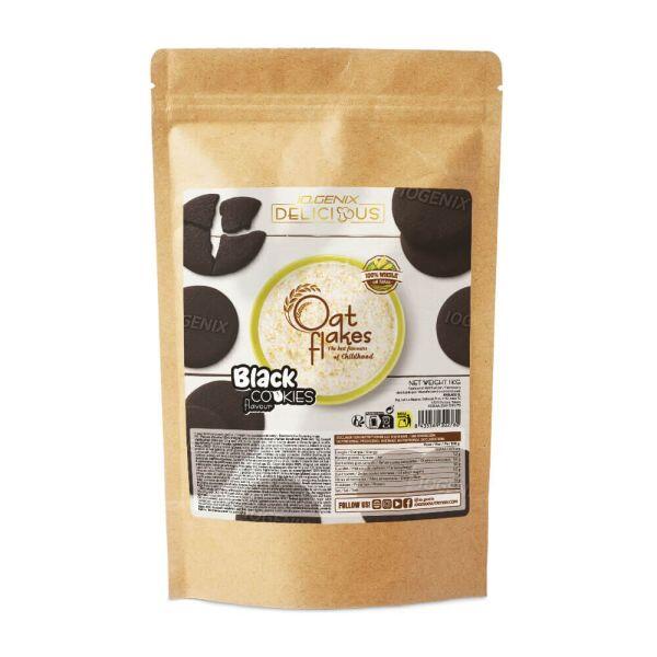 Pyszne płatki owsiane - 1 kg czarnych ciasteczek IO.Genix