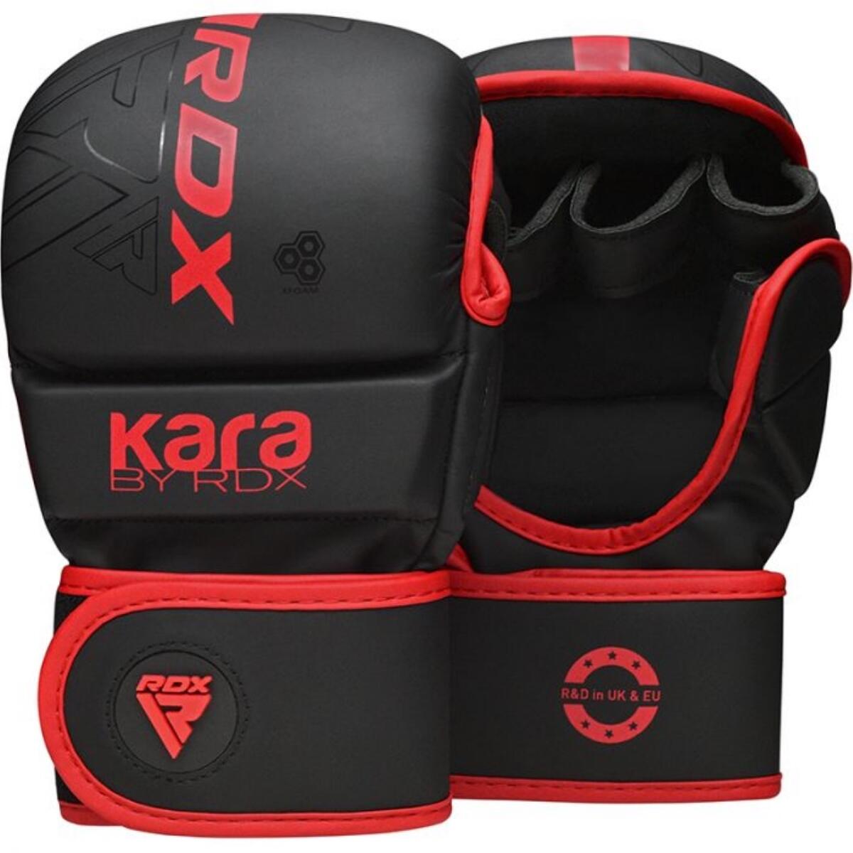 Rękawice grapplingowe F6 Kara MMA - Czerwony - S/M