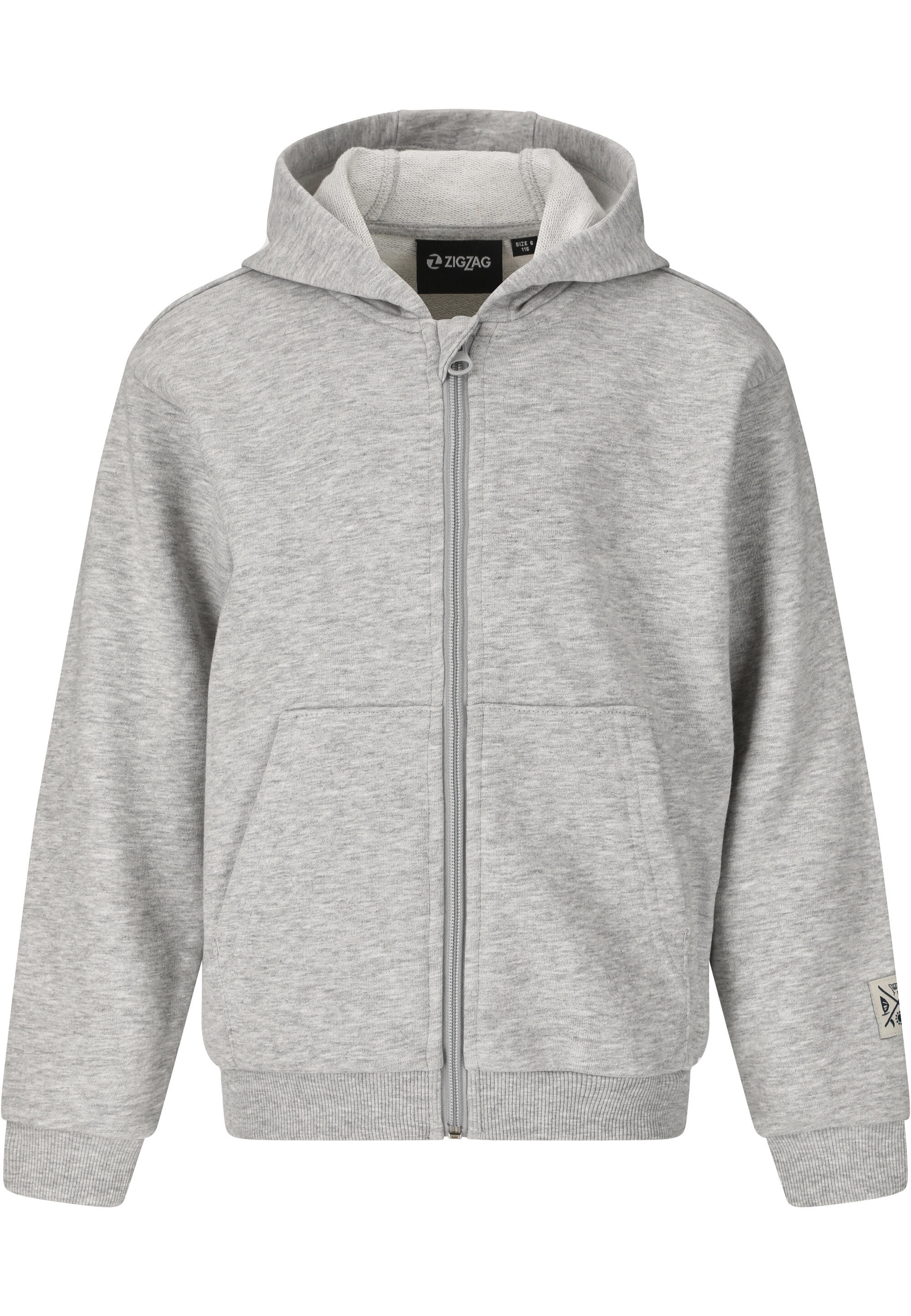 Bluza z kapturem dla dzieci Zigzag Lumix Melange