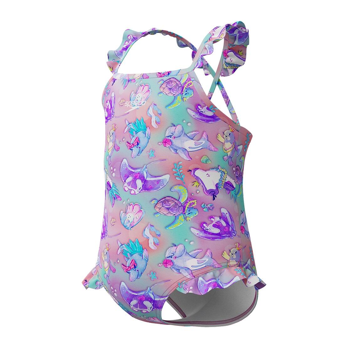 Strój kąpielowy jednoczęściowy dla dziewczynek na basen Speedo Digital