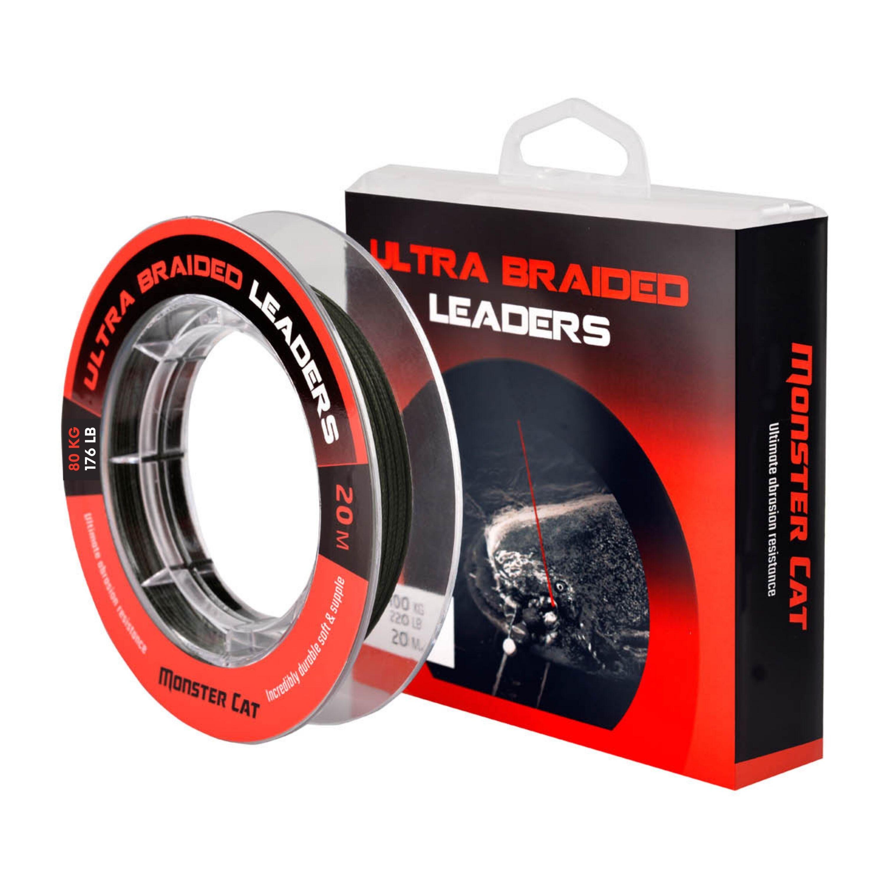 Materiał przyponowy sumowy Monster Cat ultra leaders 20 m / 80 kg / 176 lb