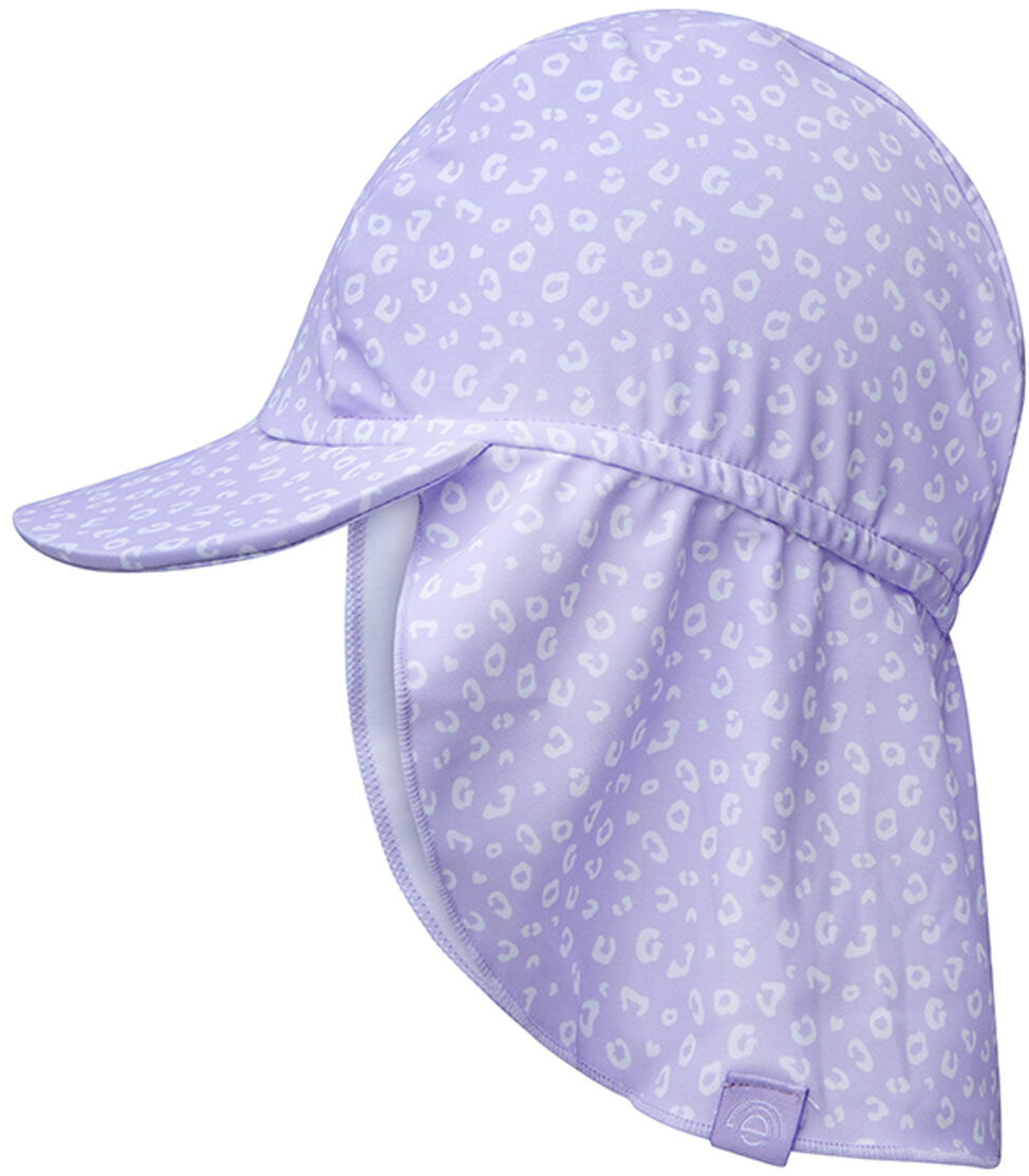 Swim Essentials Sun Cap - Lila - Leopard