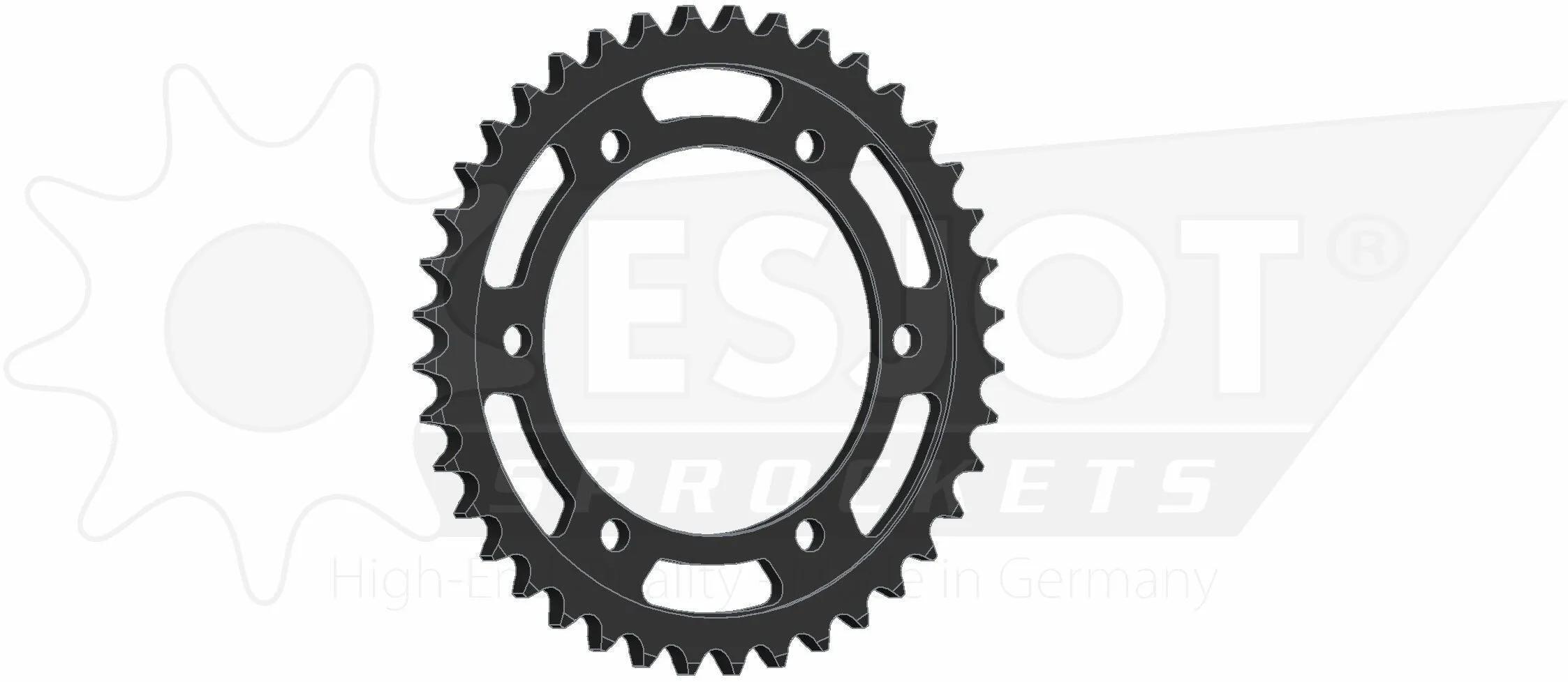 Zębatka Esjot 530 40z ze stali czarnej