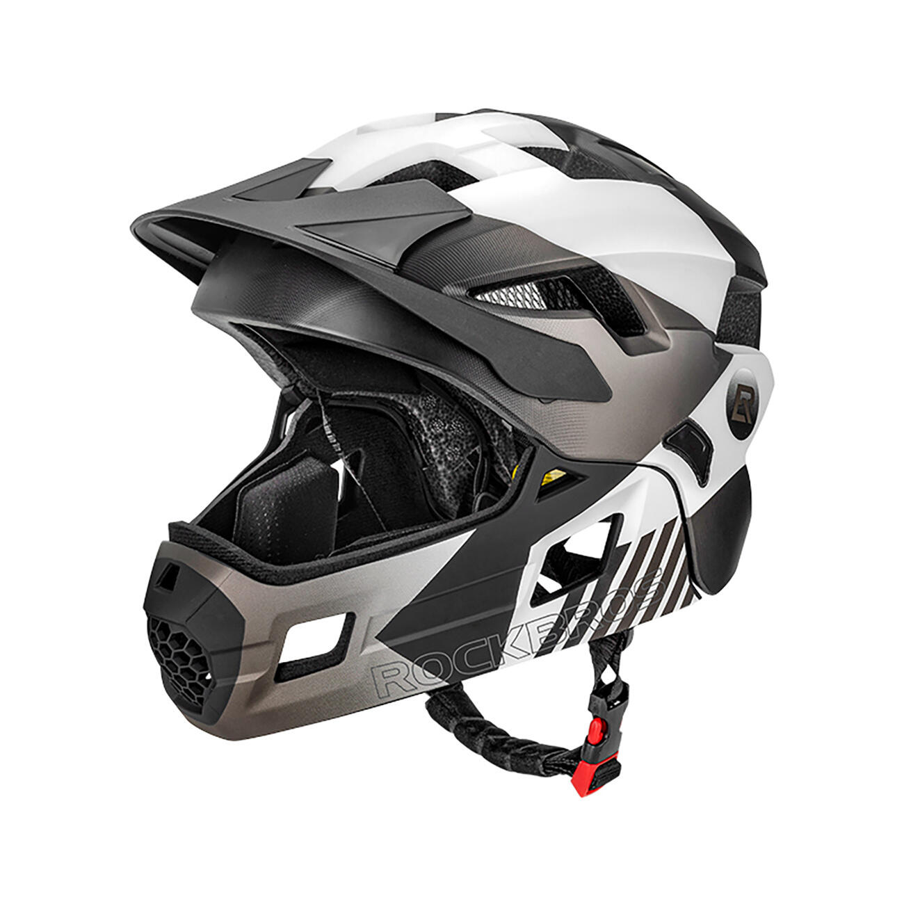 Kask rowerowy Rockbros dziecięcy z odpinana szczęką