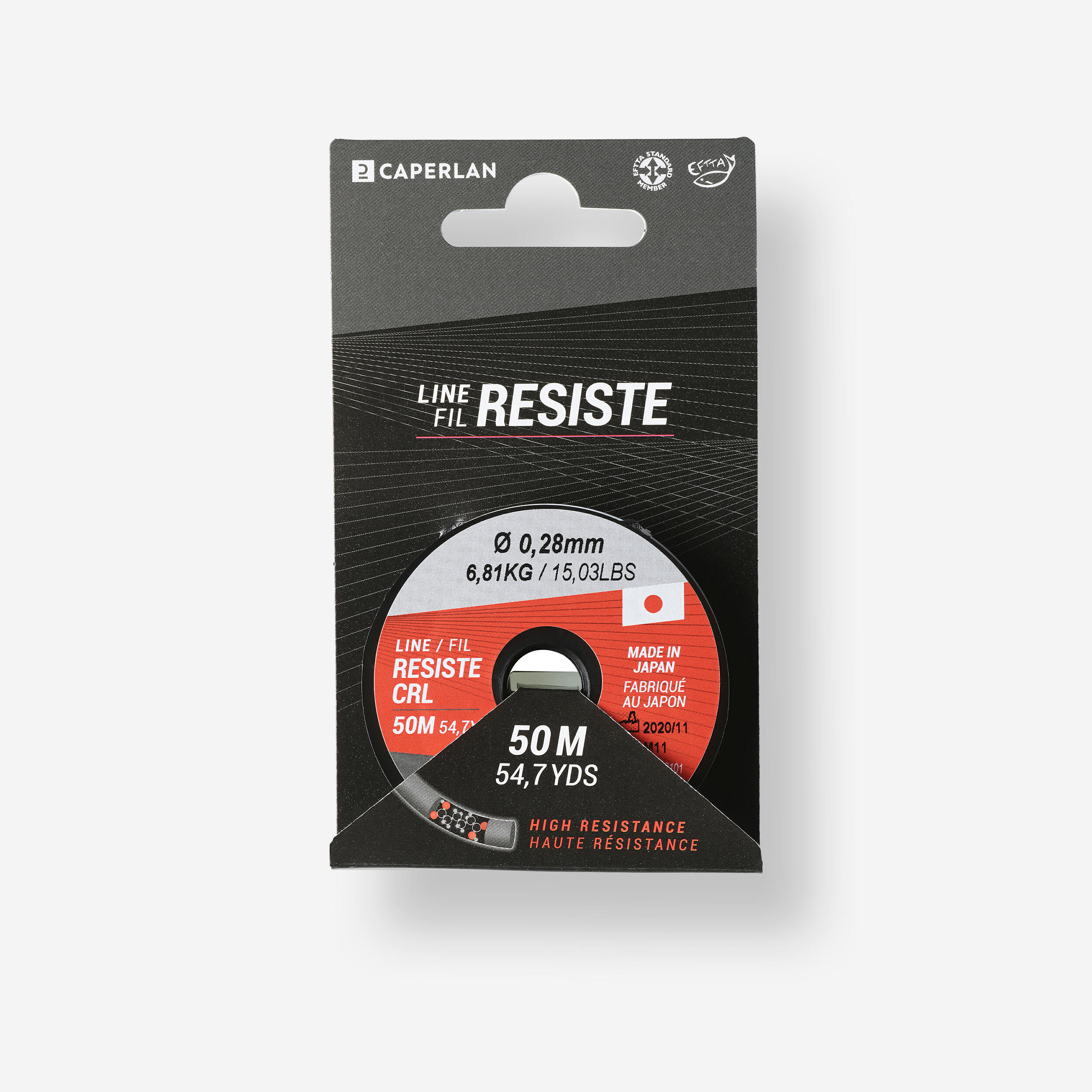 Żyłka LINE RESIST CRISTAL 50 M 0,28 mm