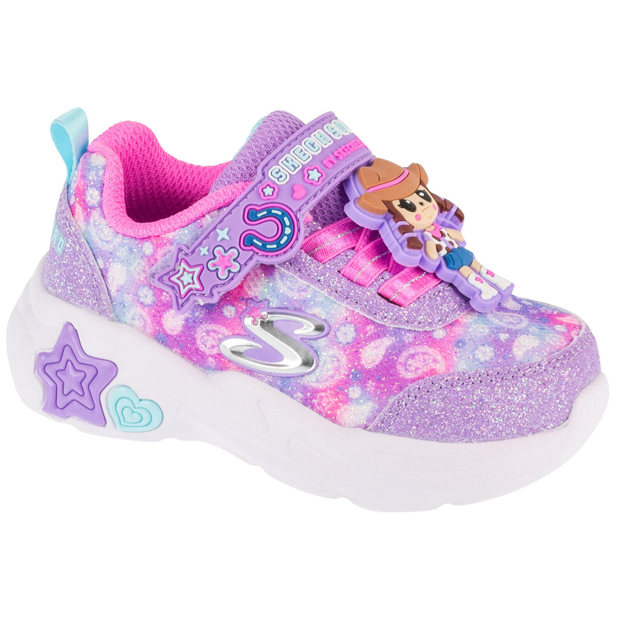 Buty sportowe Sneakersy dziewczęce Skechers Snuggle Sneaks - Skech Squad