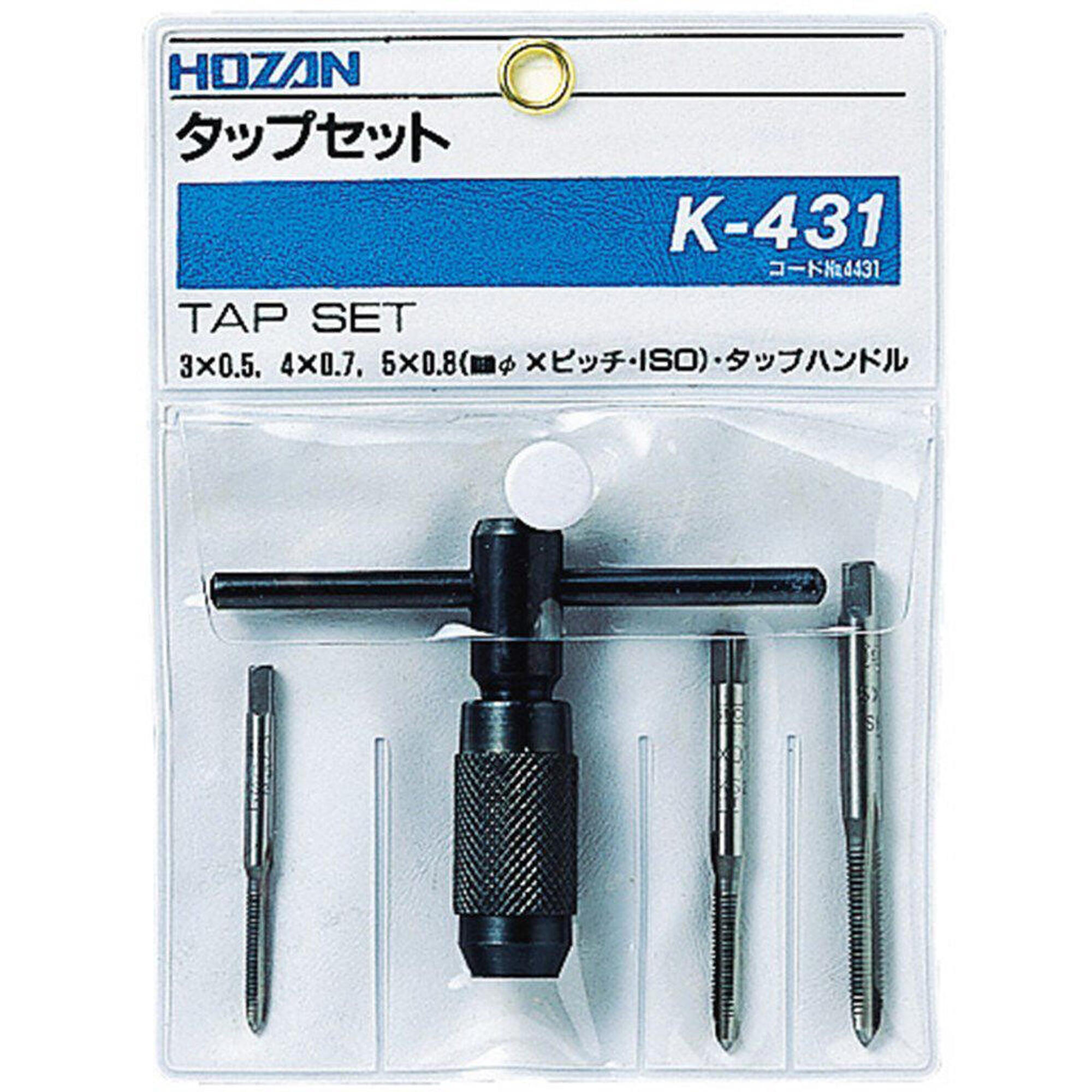 Hozan K-431 Frametap T-Model z gwintownikami M3/M4/M5