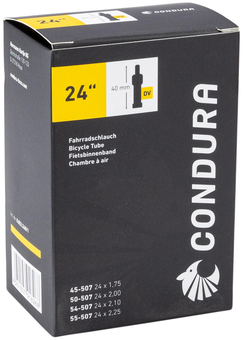 Wewnętrzna Dętka Condura 24 dv40 47/57-507