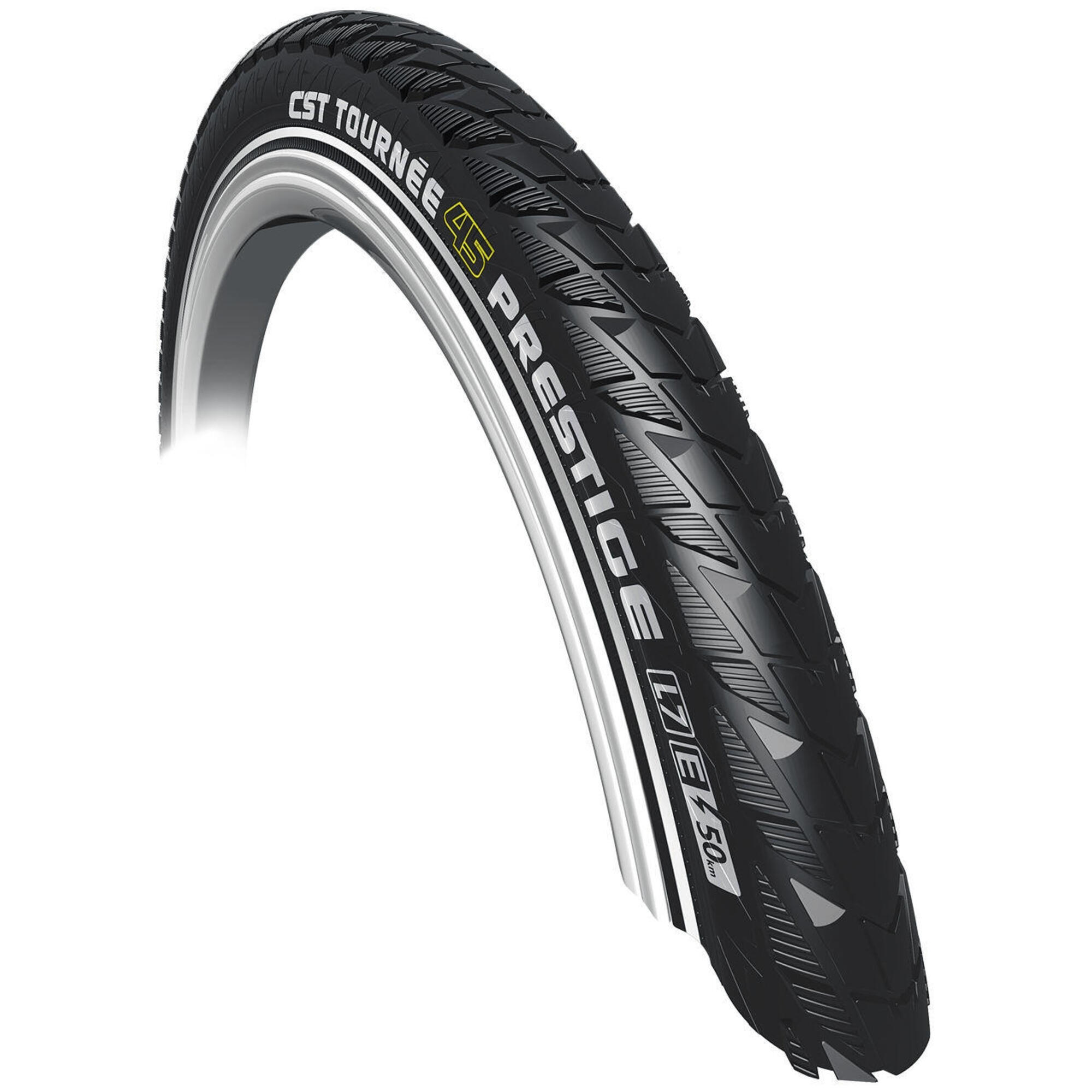 Opona Tournée Prestige 28 X 2.00 / 50-622 Mm - Czarna Z Odblaskiem