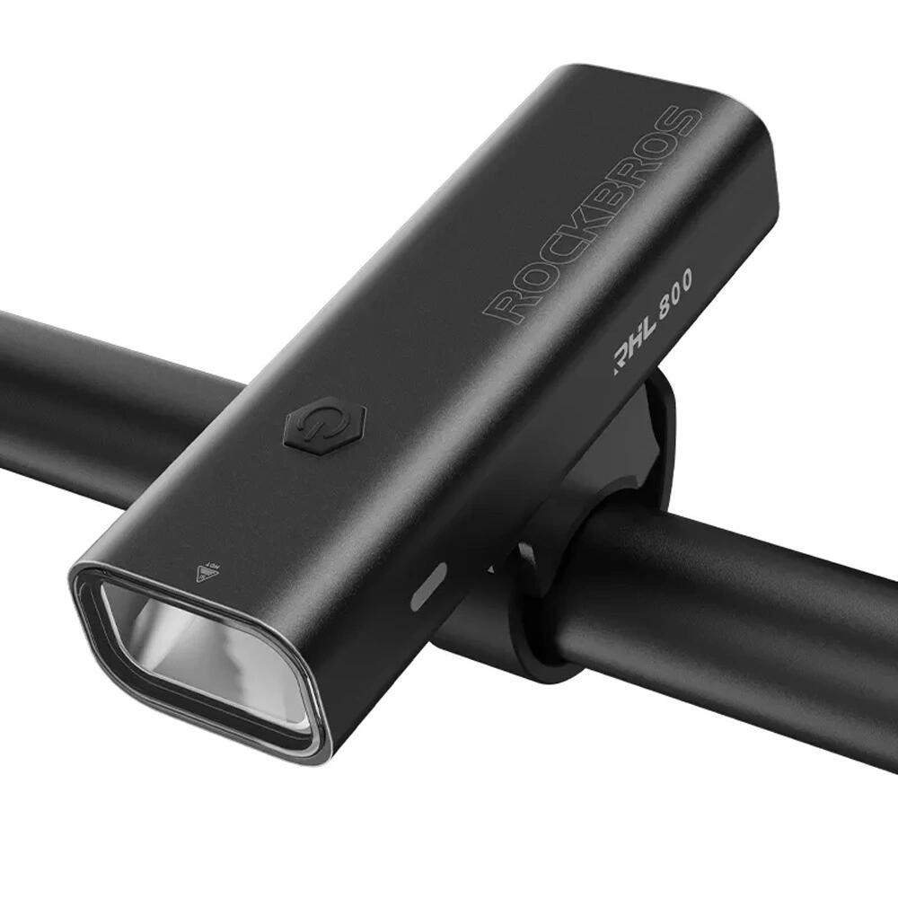 Przednia lampa rowerowa Rockbros 800 lm + kabel USB-C - USB-A