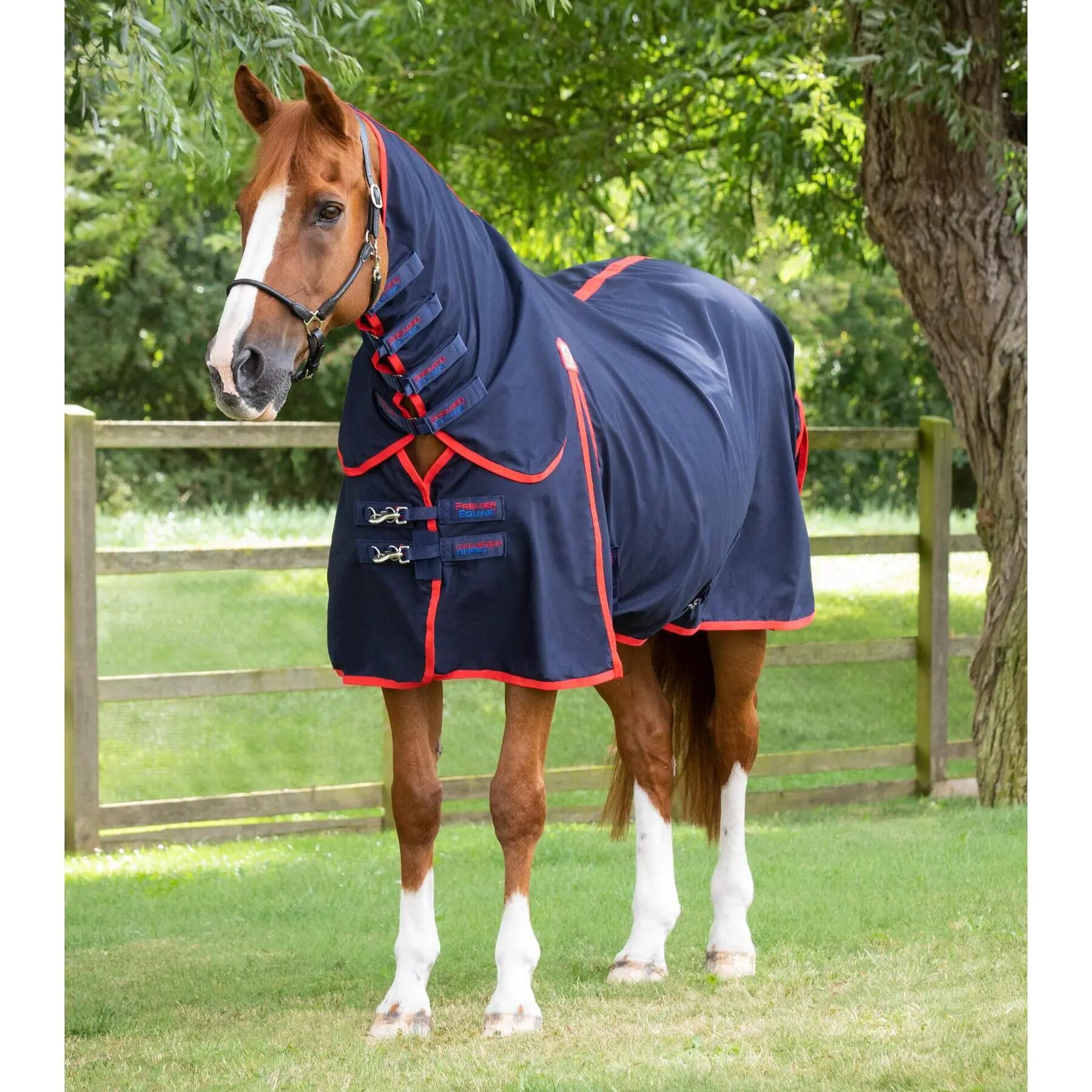 Derka stajenna dla koni z osłoną szyi Premier Equine Combo