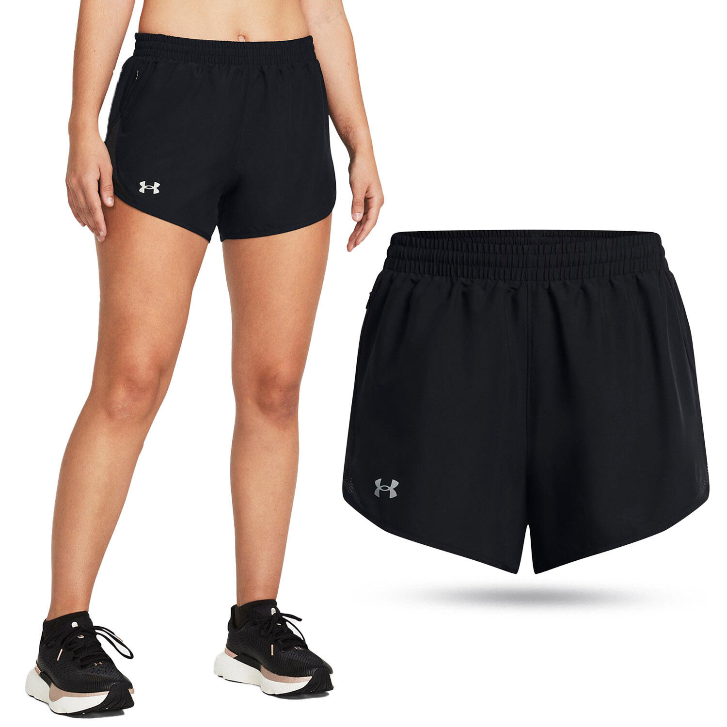 Spodenki fitness damskie UNDER ARMOUR Fly-By 3