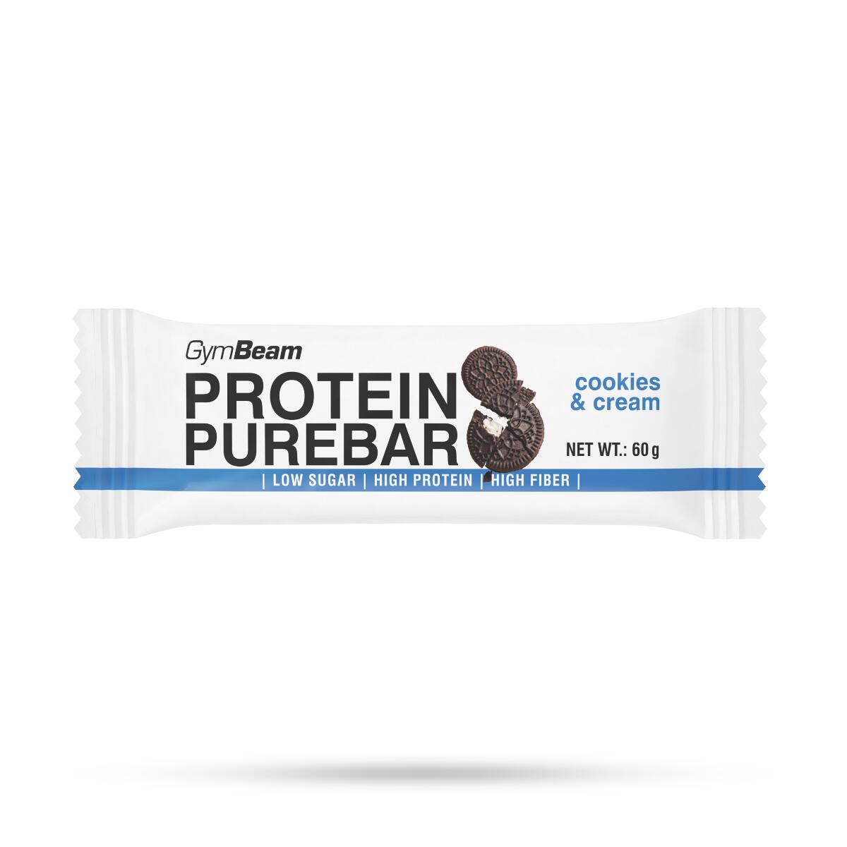 Baton białkowy PureBar 60 g GymBeam cookies & cream