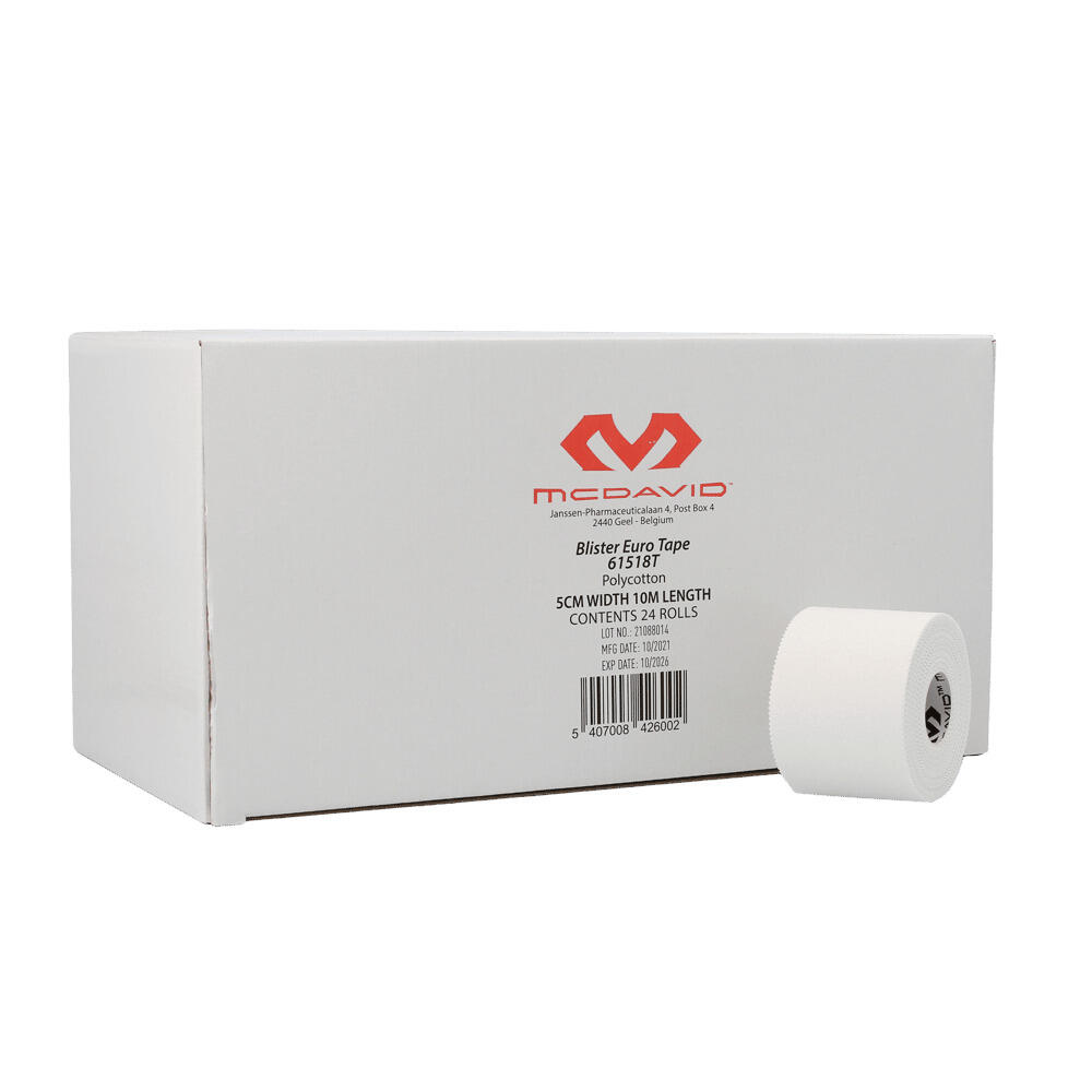 Opakowanie 24 rolek taśmy samoprzylepnej 5 cm x 10 m McDavid Eurotape