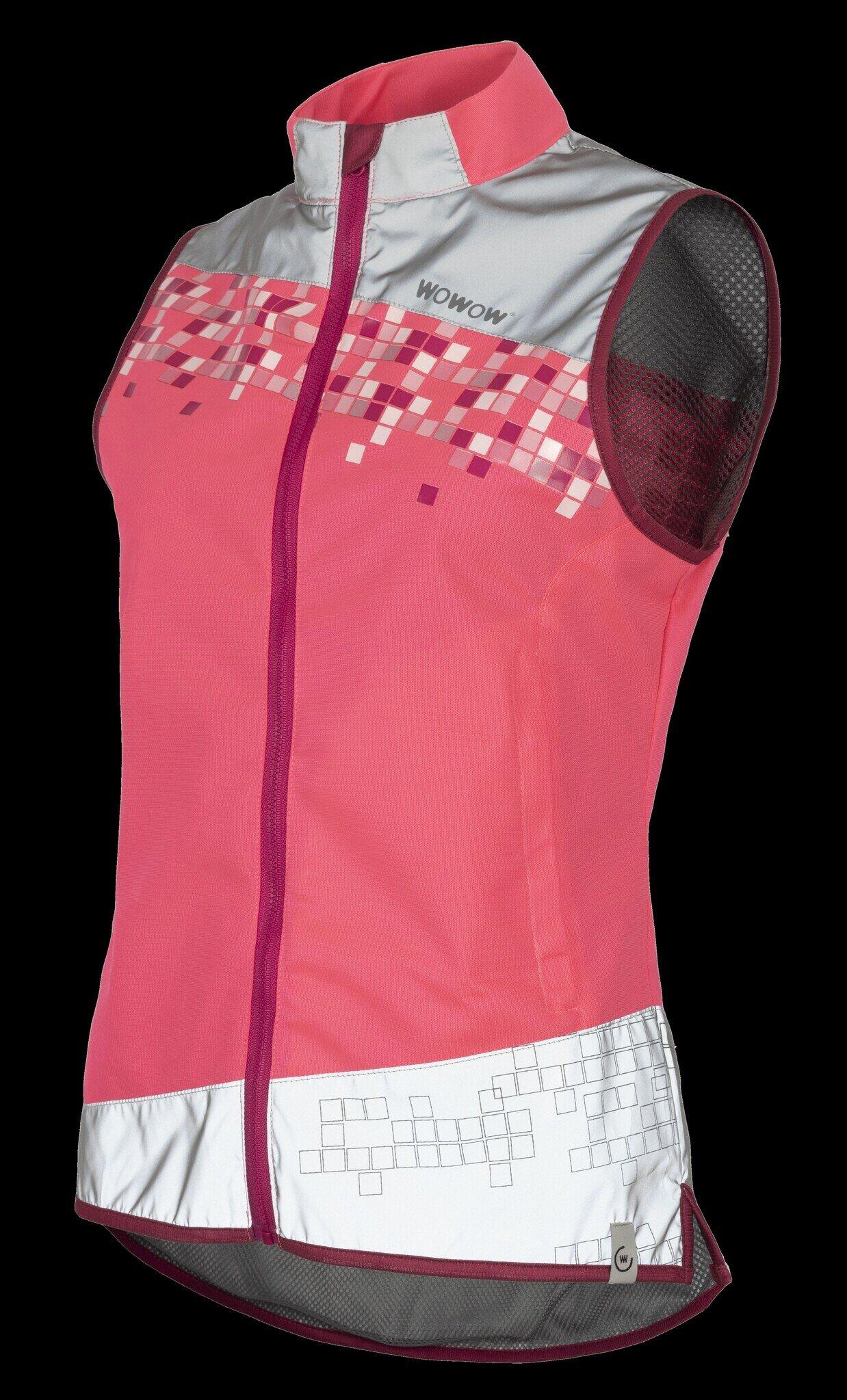 WOWOW Amy Jacket odblaskowa kamizelka damska róż XL