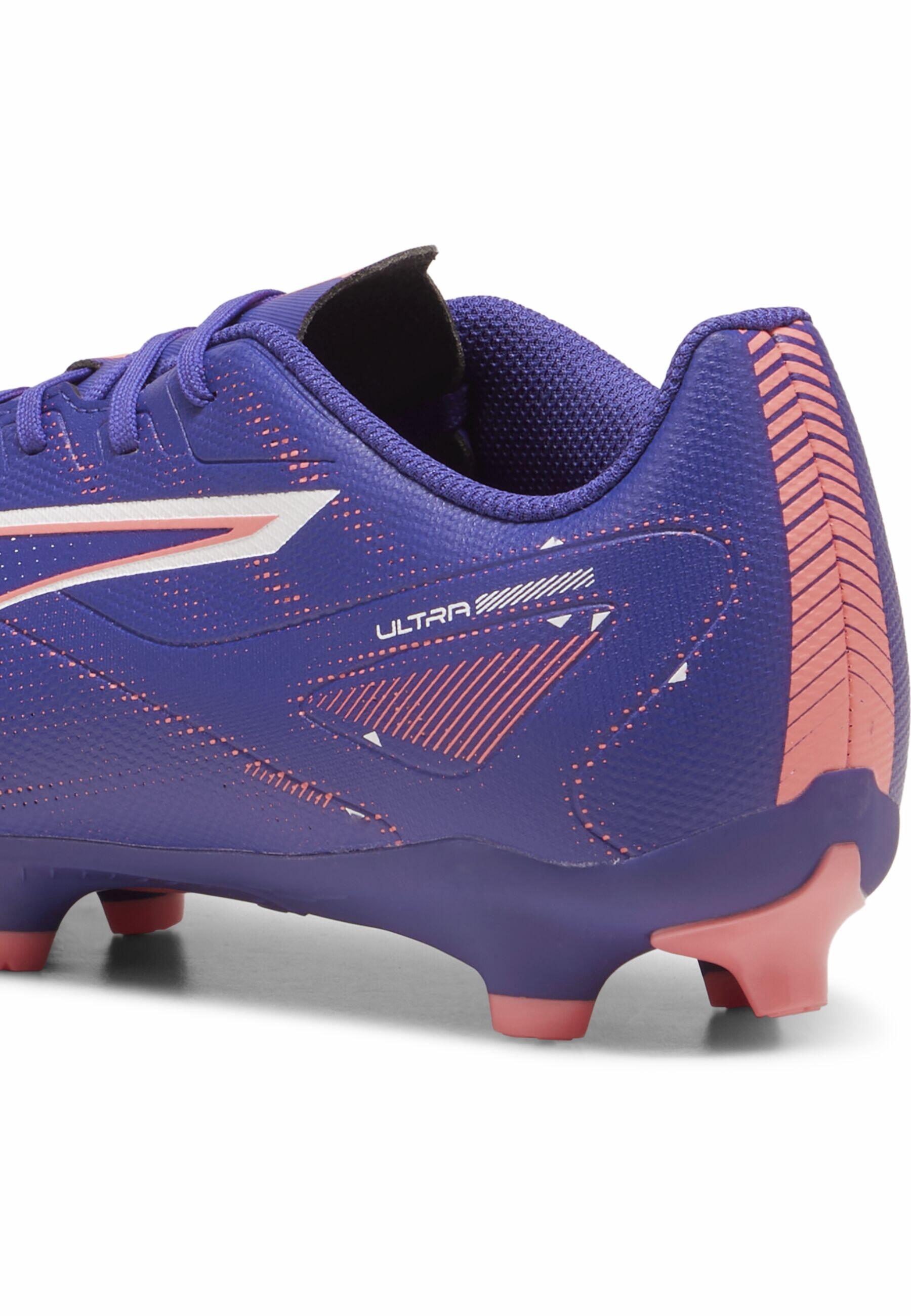 Buty piłkarskie ULTRA 5 PLAY FG/AG PUMA Lapis Lazuli White Sunset Glow Blue Pink