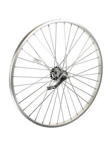 Roland tylne koło 26x1,75 srebrne z piastą hamulcową Shimano