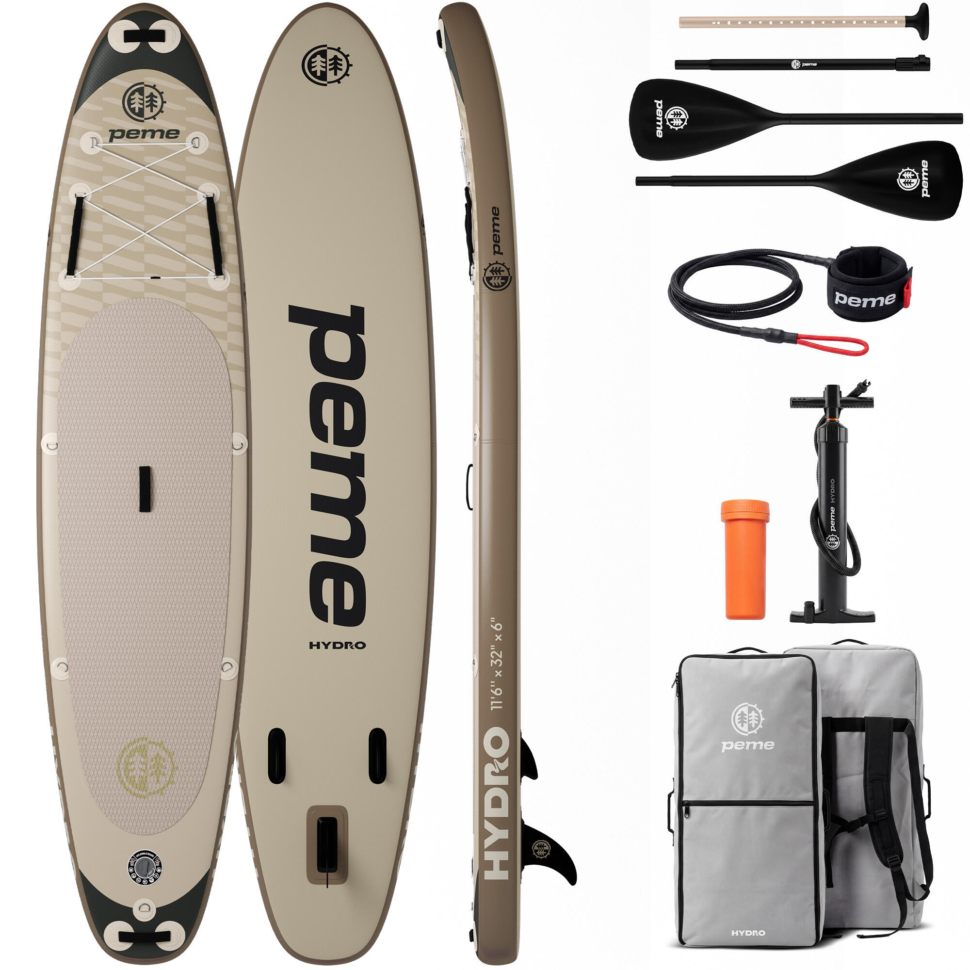 Deska SUP Zestaw stand up paddle Allround Pompowana HYDRO 350cm do pływania