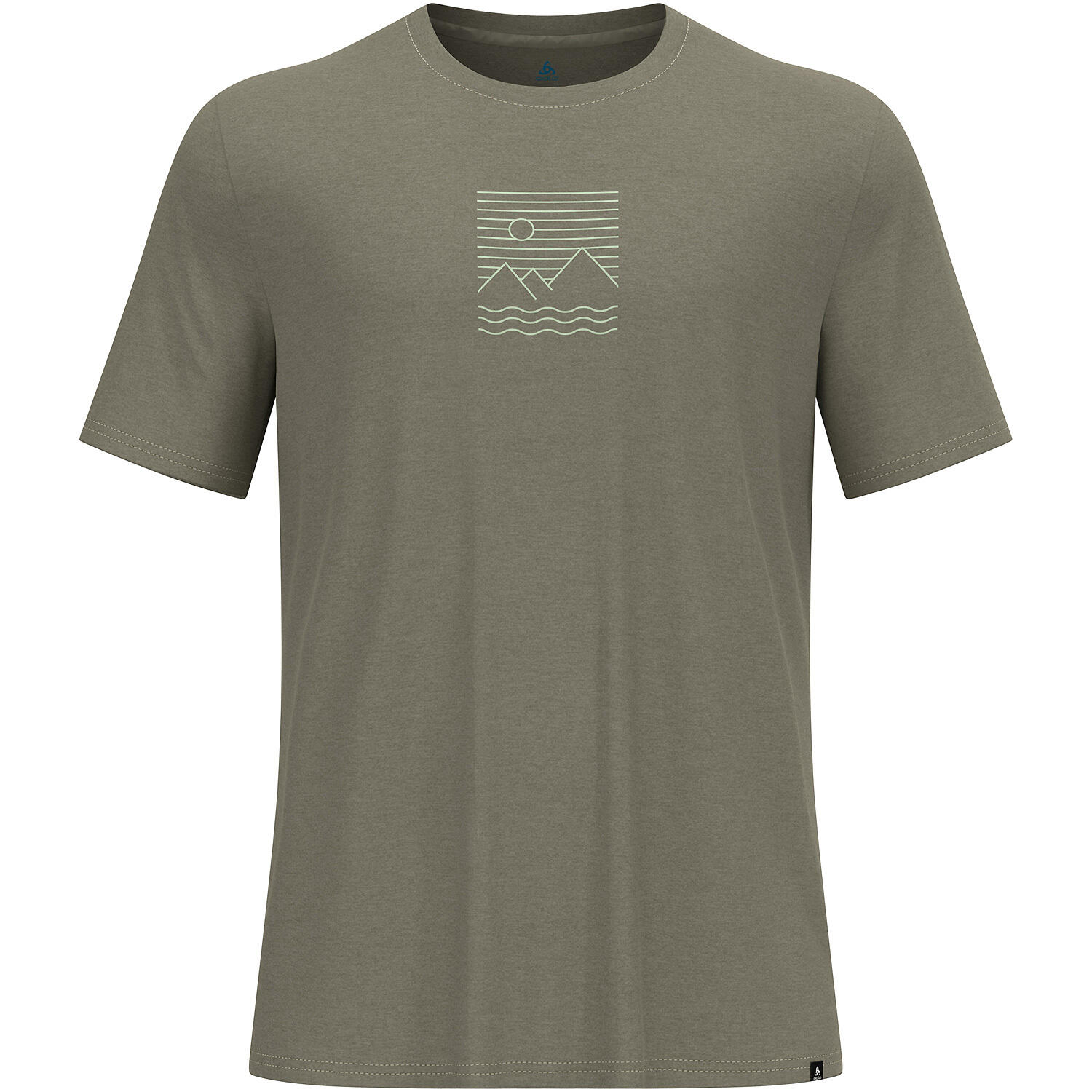 Koszulka męska Odlo ASCENT SUN. SEA. MOUNTAINS. T-shirt crew neck s/s