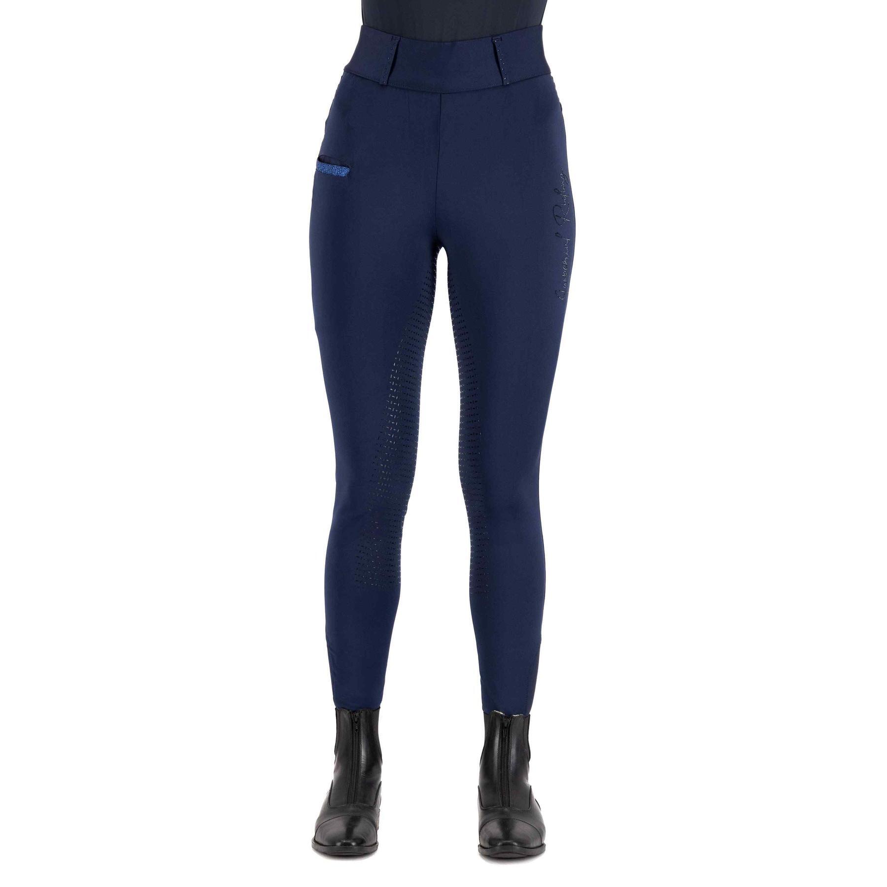 Damskie legginsy jeździeckie z pełną przyczepnością Imperial Riding Comfi Sparks