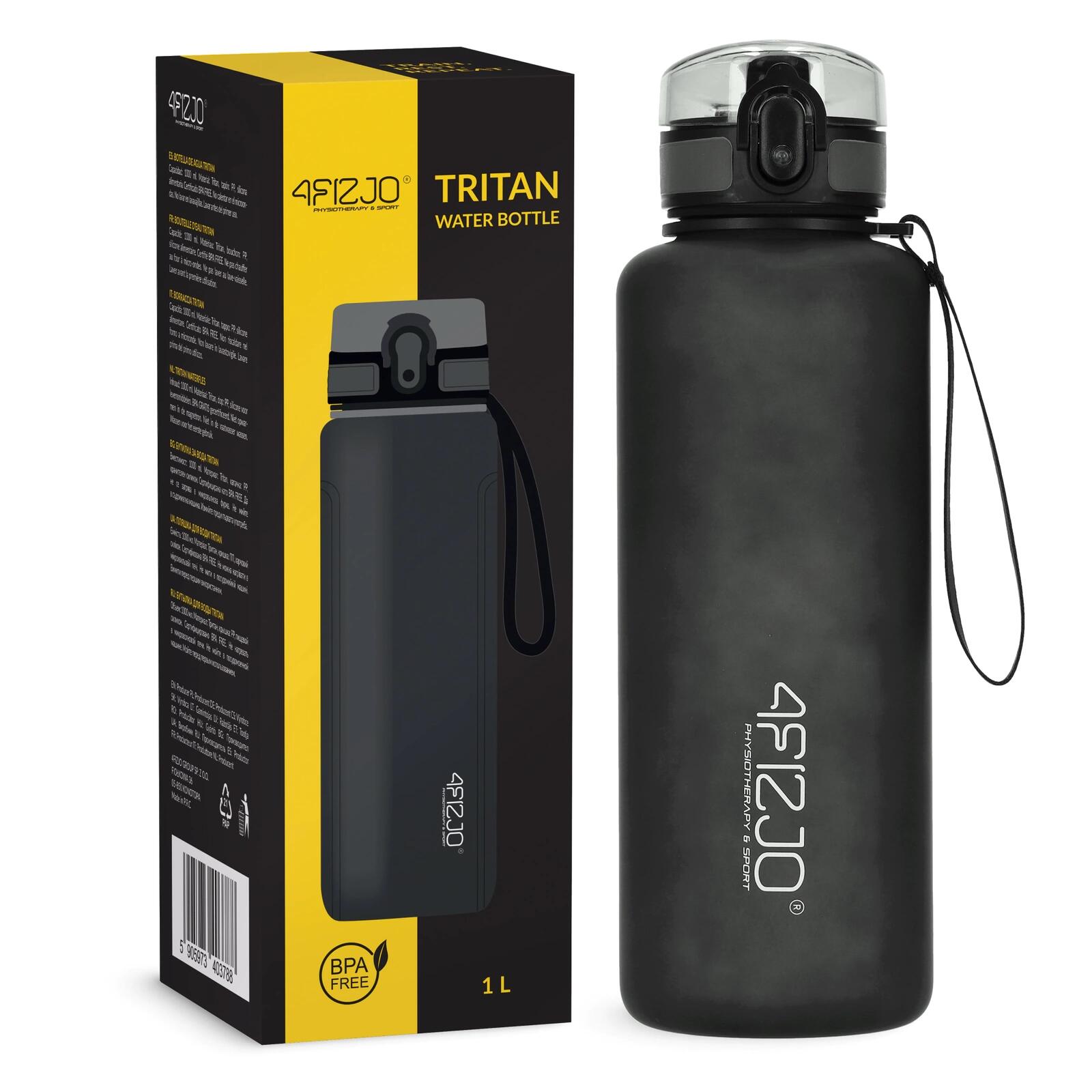 Sportowa butelka na wodę 4FIZJO 1000 ml