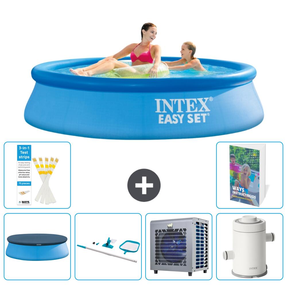 INTEX Basen Easy Set Okrągły - 244x61 cm - 7-częściowy S122