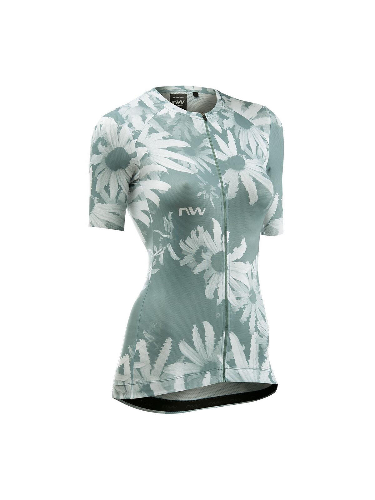 Koszulka rowerowa damska NORTHWAVE Blade Woman Jersey zielony