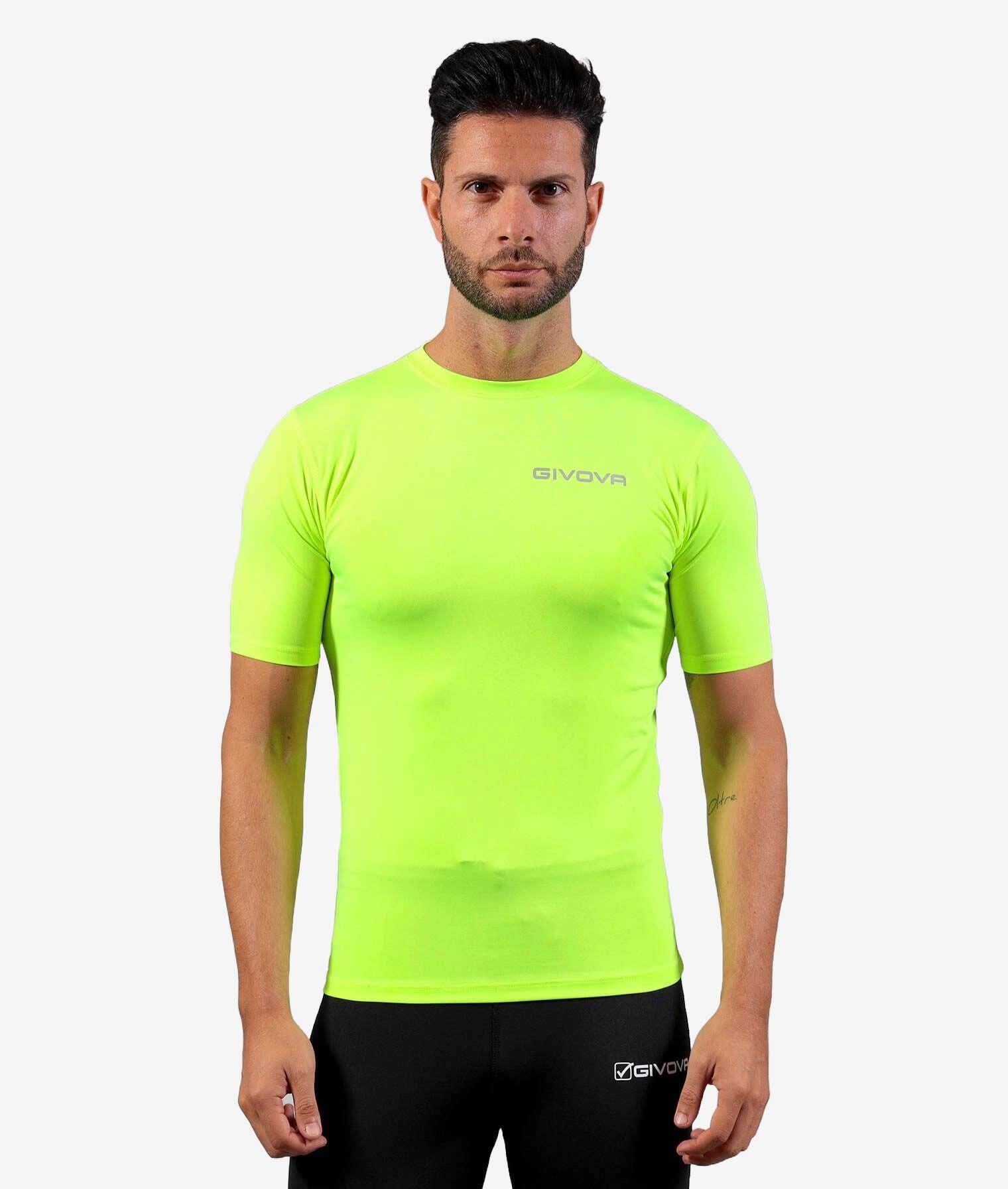 Męska koszulka sportowa Givova Corpus 2 Żółta 2xl