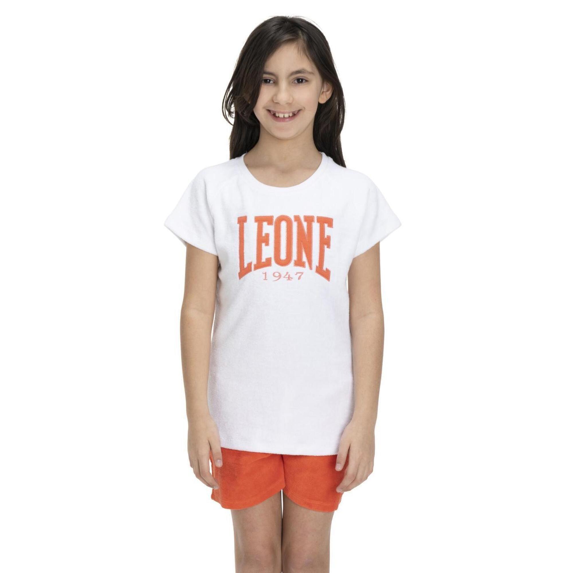 Kolorowy t-shirt dziewczęcy z froty