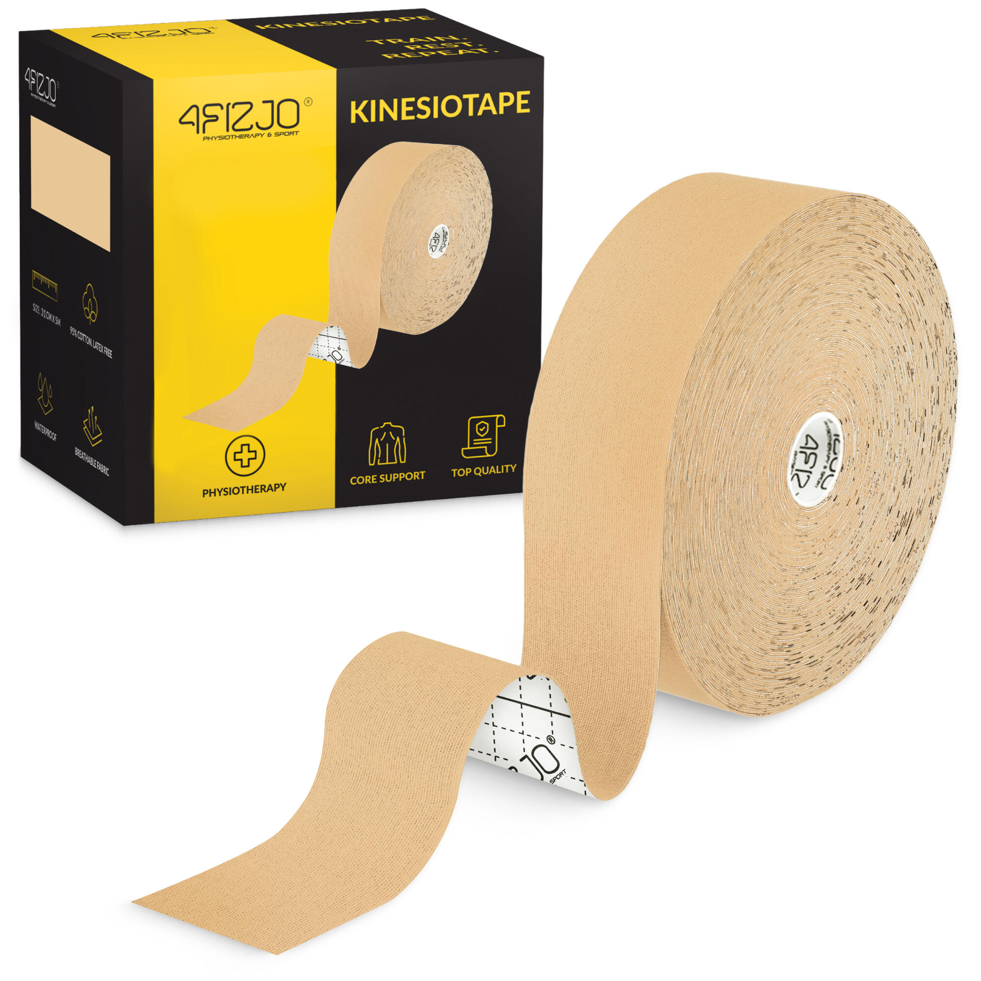 Taśma do kinesiotapingu 5 cm x 31 m