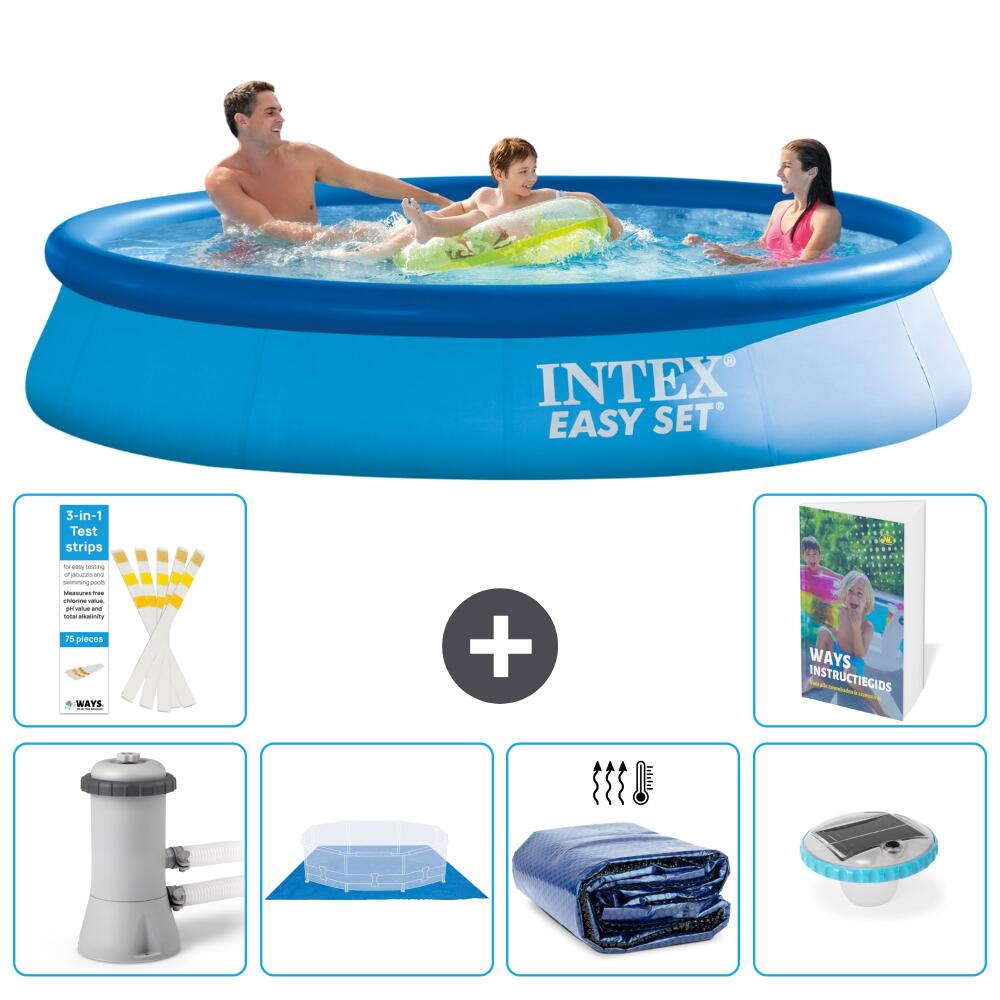 INTEX Basen Easy Set Okrągły - 366x76 cm - 7-częściowy S272