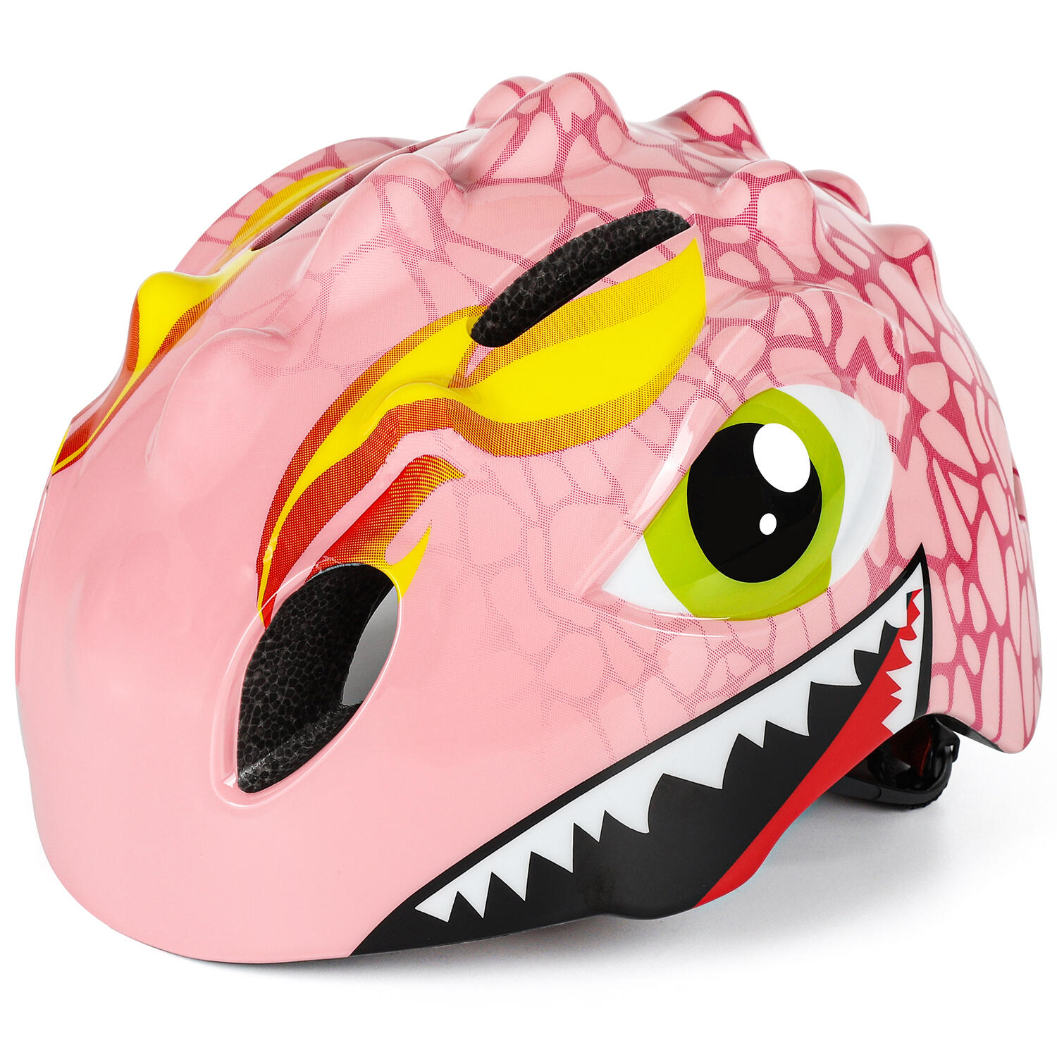 Kask rowerowy dla dziewczynek Różowy kask Dino XS 46-51 cm