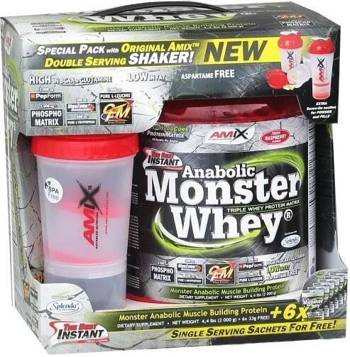 Anabolic Monster Whey - 2 kg podwójna czekolada Amix Nutrition
