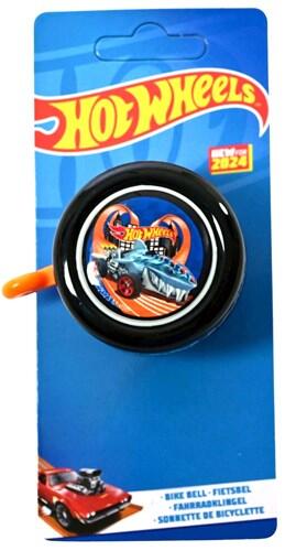 Heiße Räder Hot Wheels dzwonek rowerowy metalowy czarny/pomarańczowy
