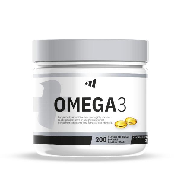 Omega 3 (olej rybi 3000 mg) - 200 kapsułek miękkich MASMUSCULO