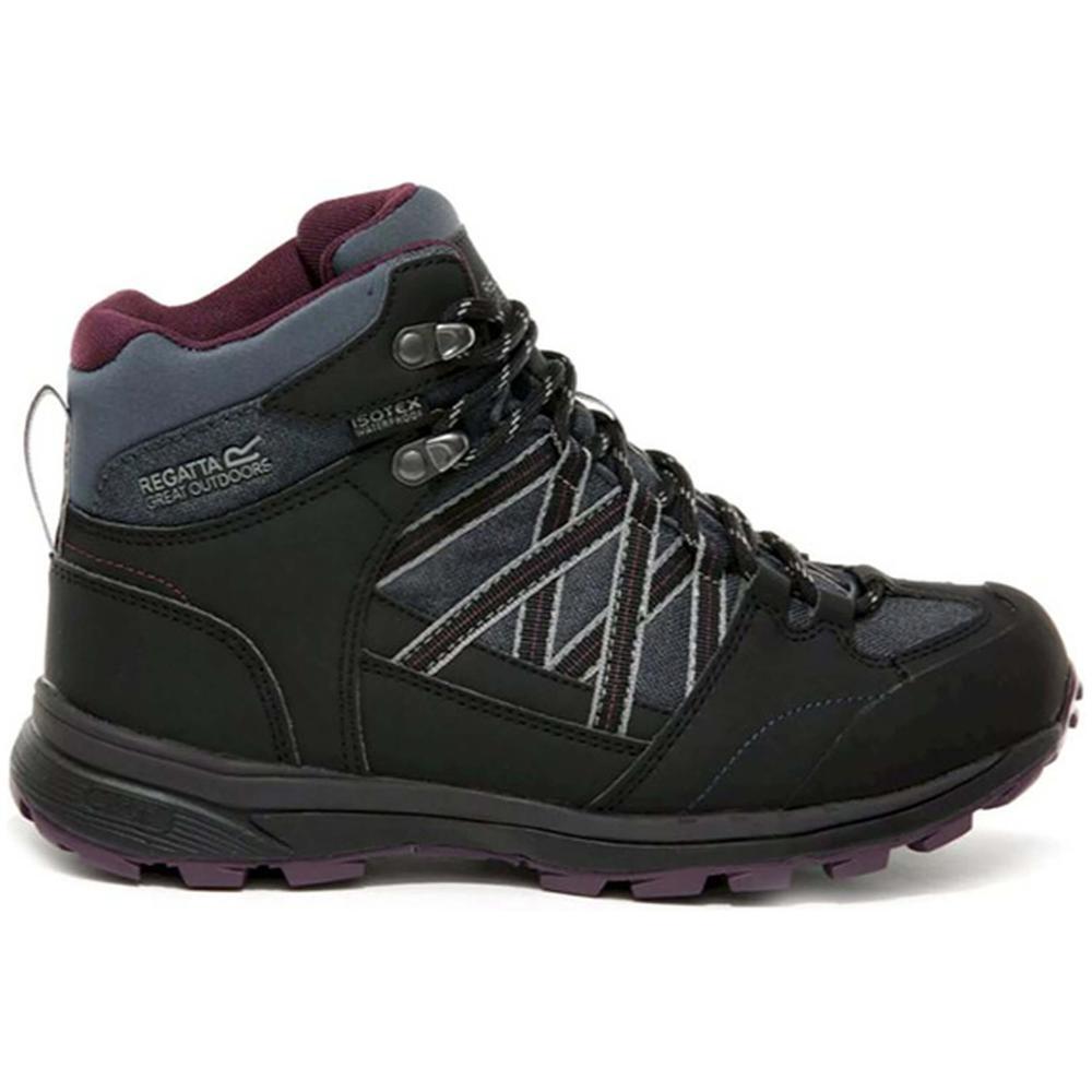 Buty trekkingowe Regatta Lady Samaris Mid II ciemnoszare/fioletowe