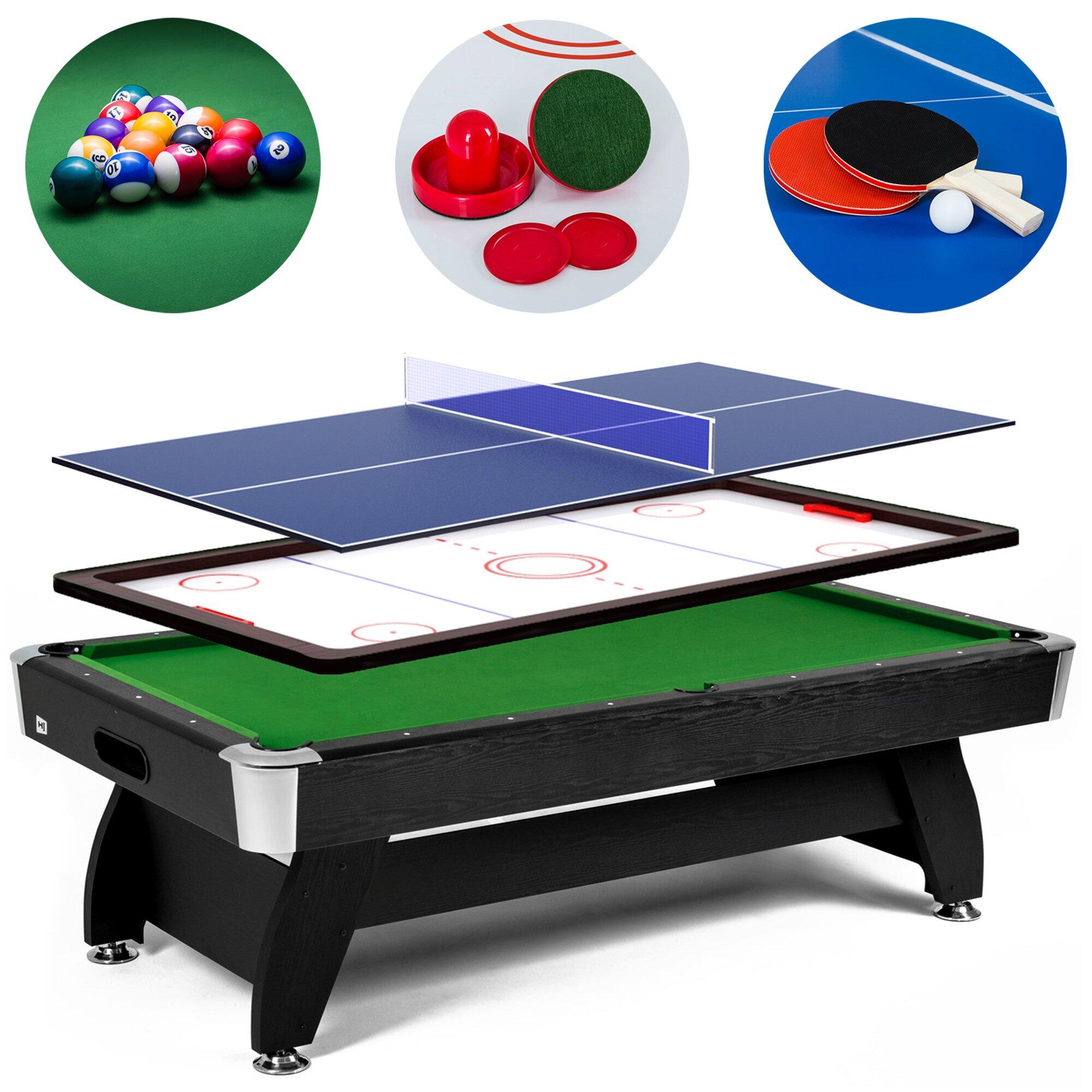 Stół bilardowy spływowy Vip Extra 7FT z nakładką ping-pong cymbergaj