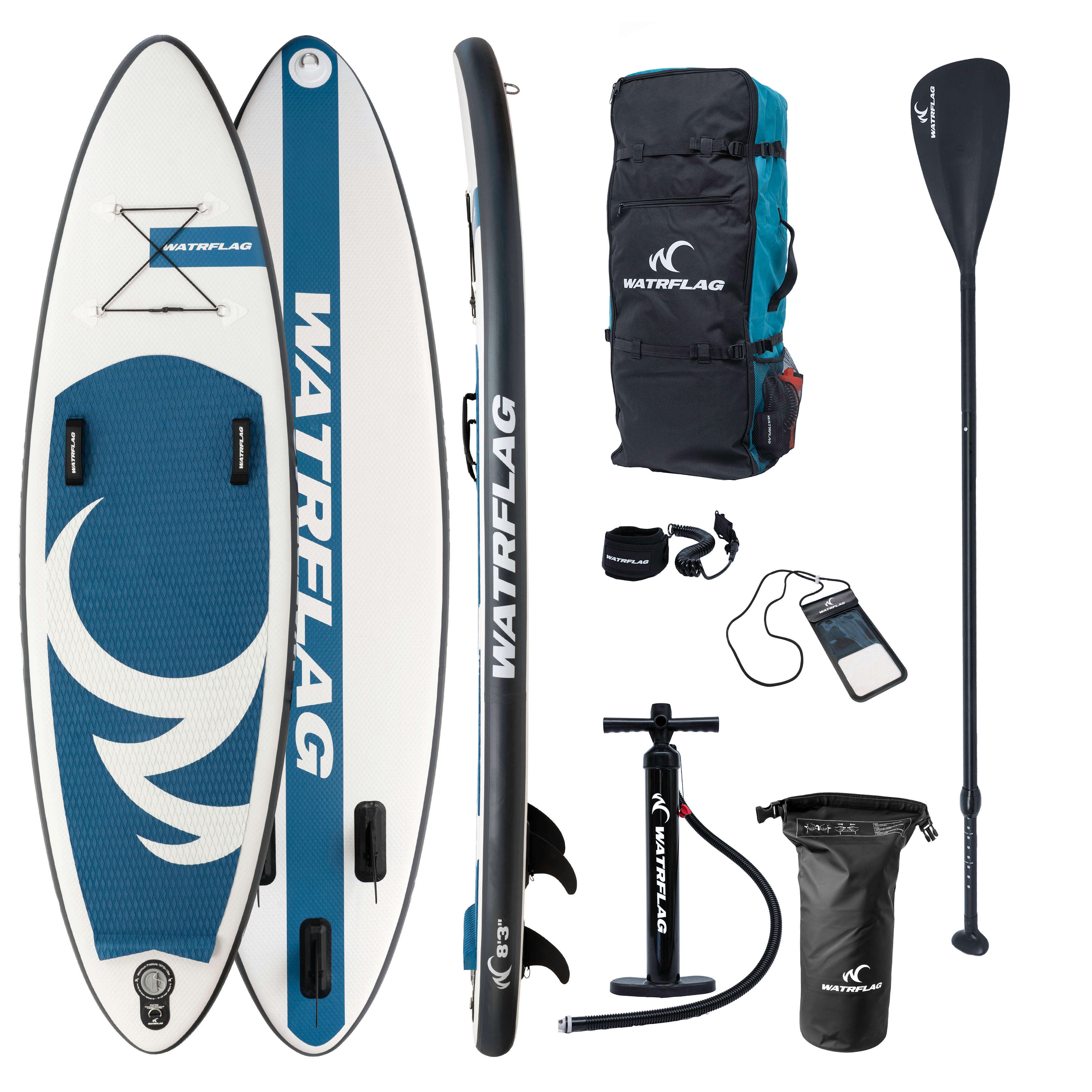 Nadmuchiwana deska SUP-SURF-BODY Wave Rider 8'3 + zestaw wodoodpornych toreb