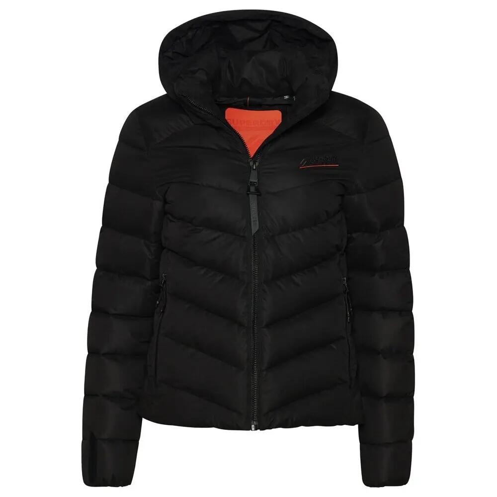 Damska kurtka z kapturem z mikrofibry Superdry