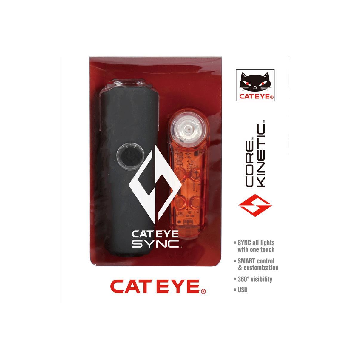 oświetlenie przednie i tylne Cateye Sync Core/Kinetic