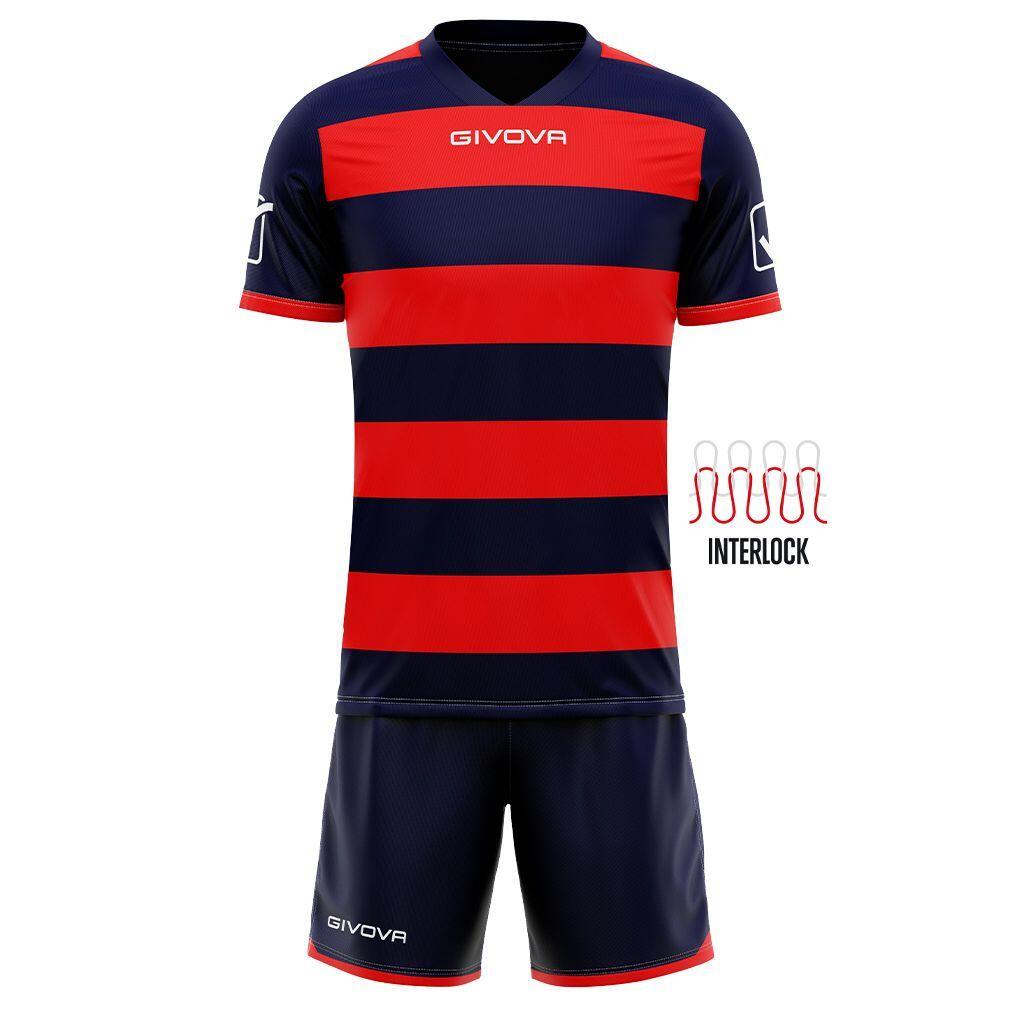 Sports Set Givova Rugby Blue-red Blue