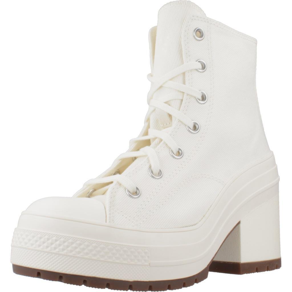 Buty Converse Chuck 70 De Luxe na wysokim obcasie białe