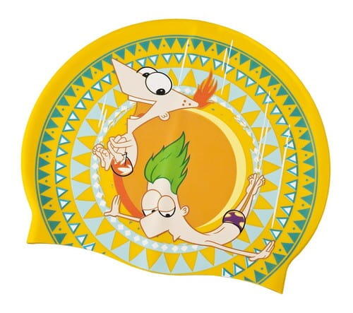 Czepek pływacki na basen uniwersalny Disney Fineasz i Ferb