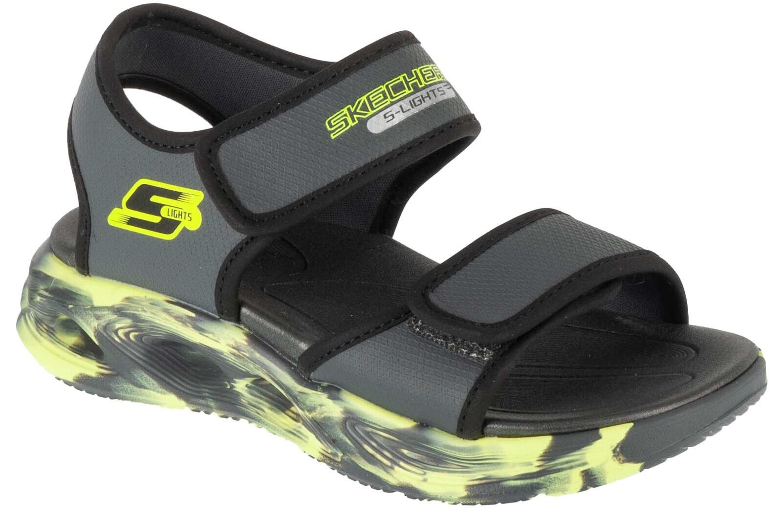 Sandały chłopięce, S-Lights: Sola Glow Sandal - Fusion Brights