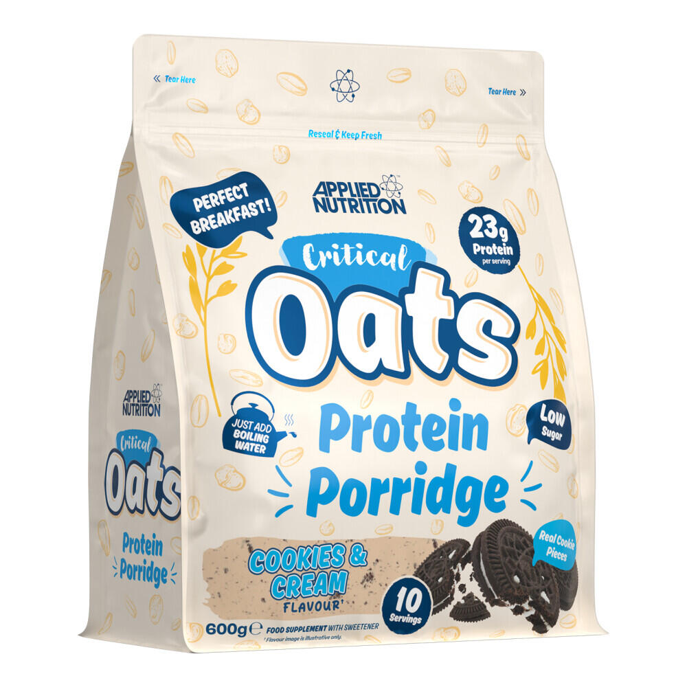 Applied Nutrition Critical Oats (600g) Cookies & Cream - Żywność funkcjonalna