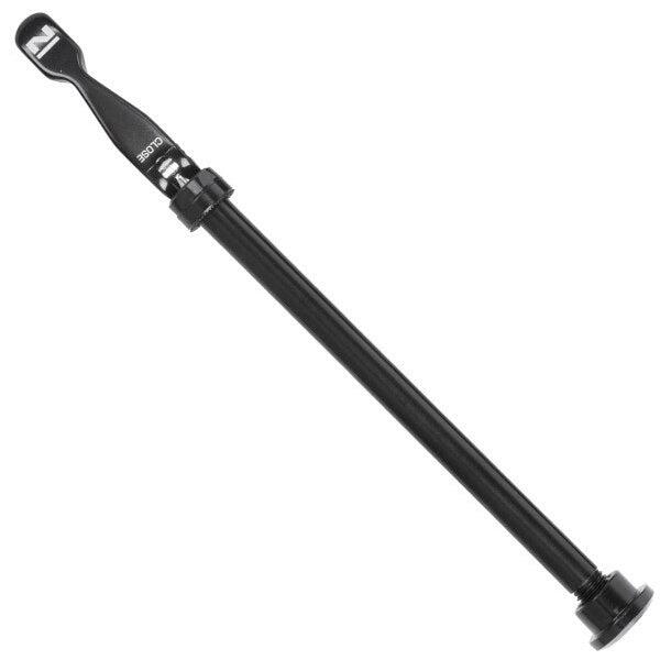 Novatec oś przelotowa tylna M12x172 mm aluminium czarna z dźwignią
