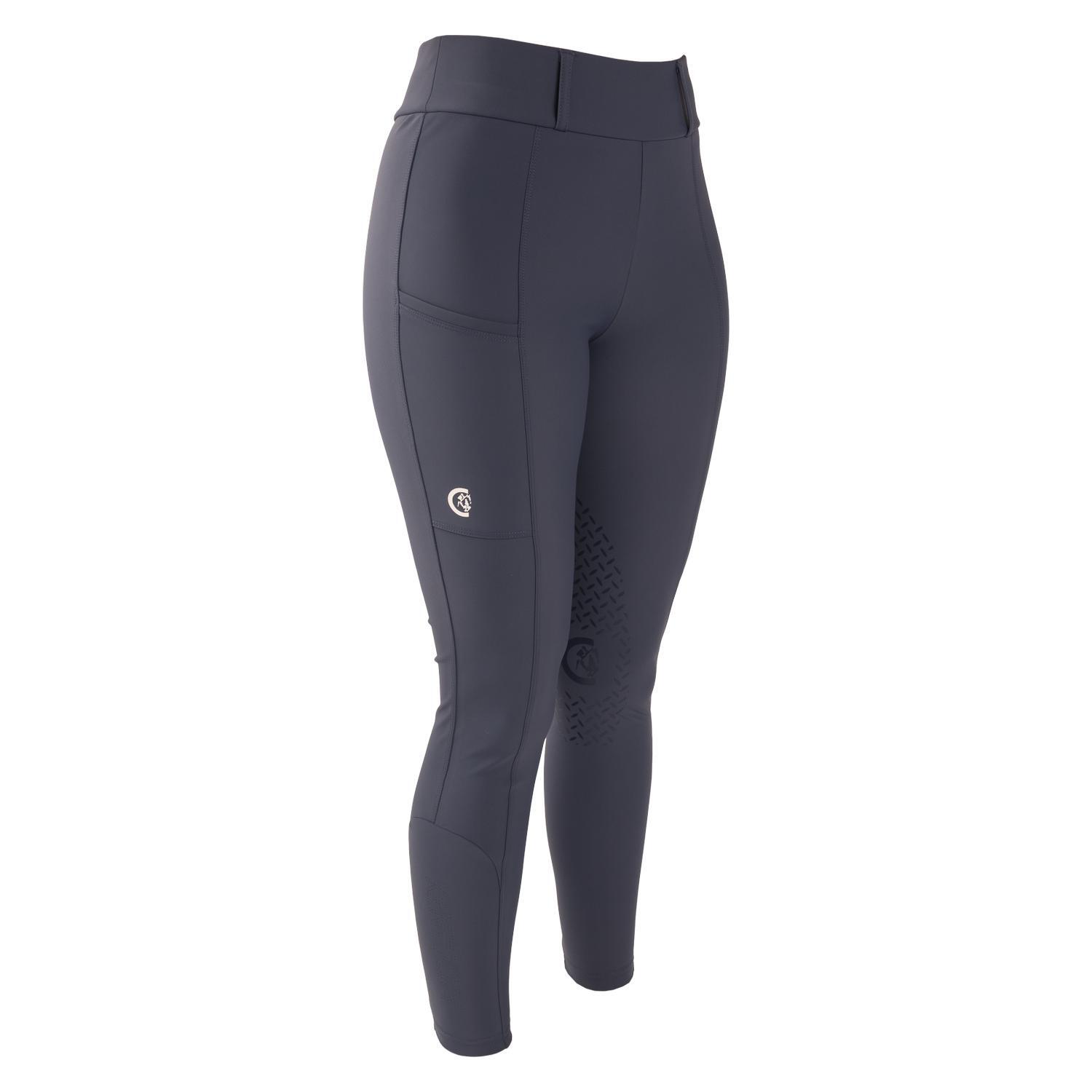 Legginsy jeździeckie z gripem na kolanach dla kobiet Kentucky Horsewear Classic