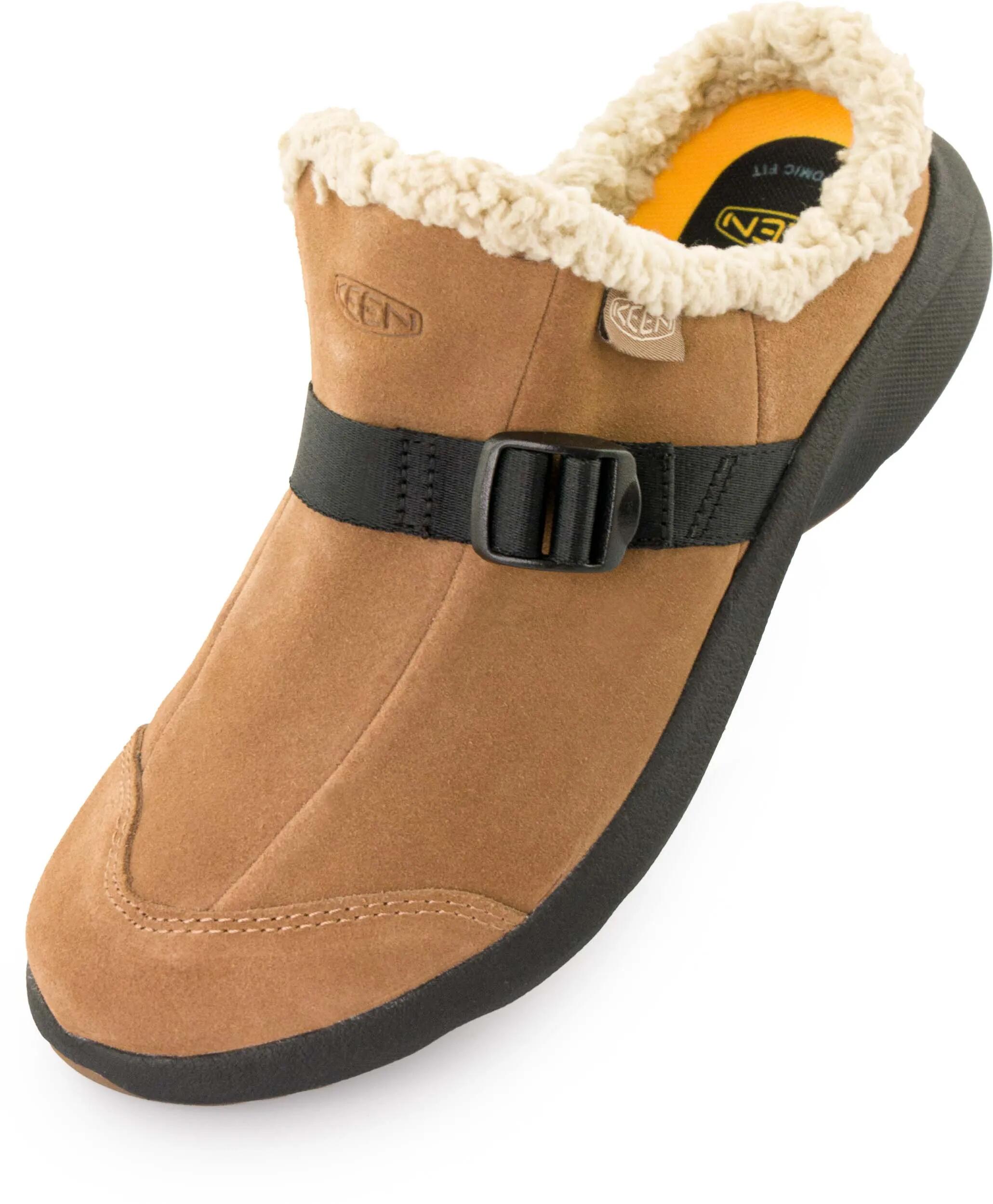 Chodaki Keen Wmns Hood Toasted Coconut-czarno-brązowe